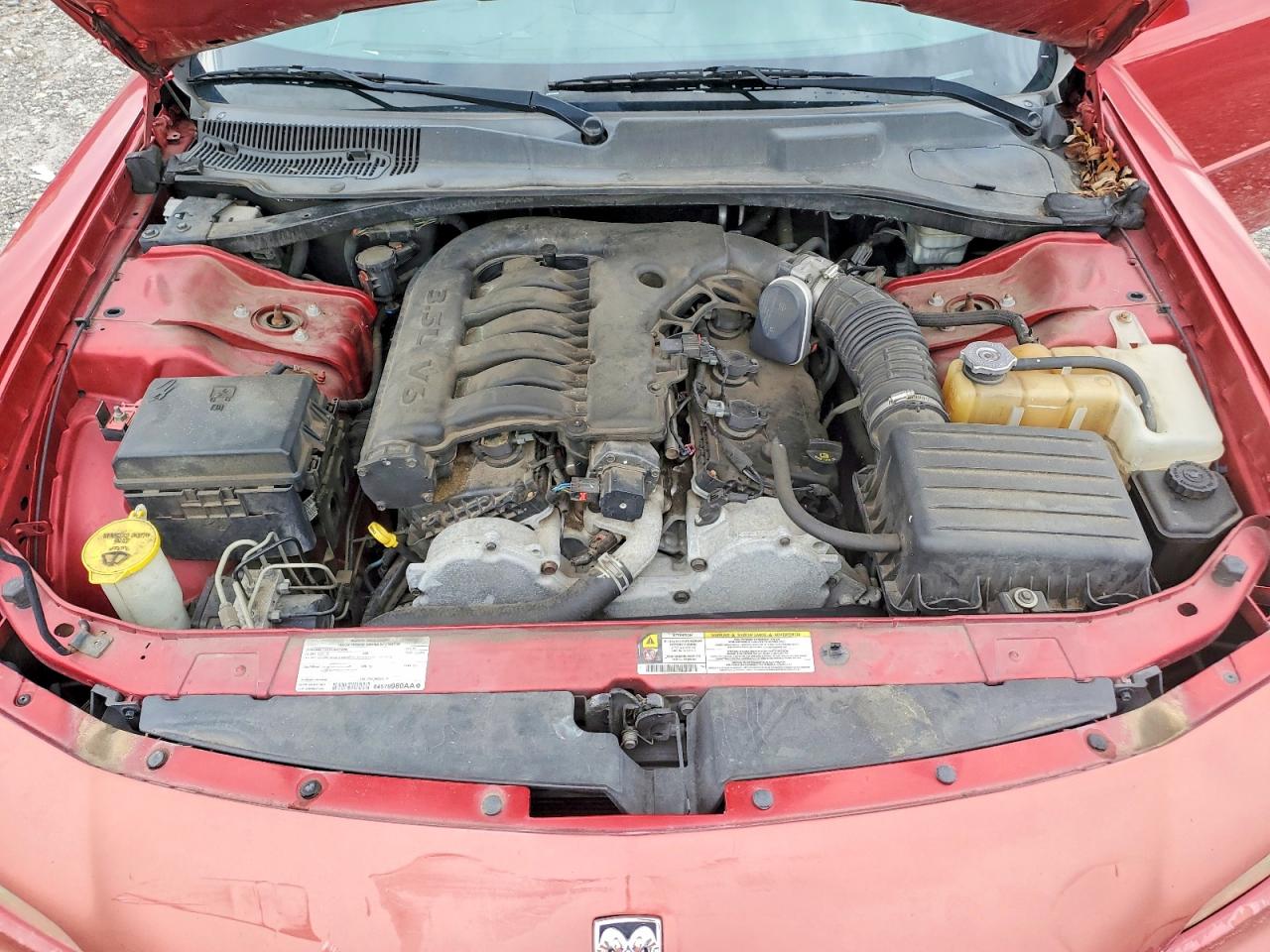 2008 Dodge Charger Red vin: 2B3KA43G38H220005