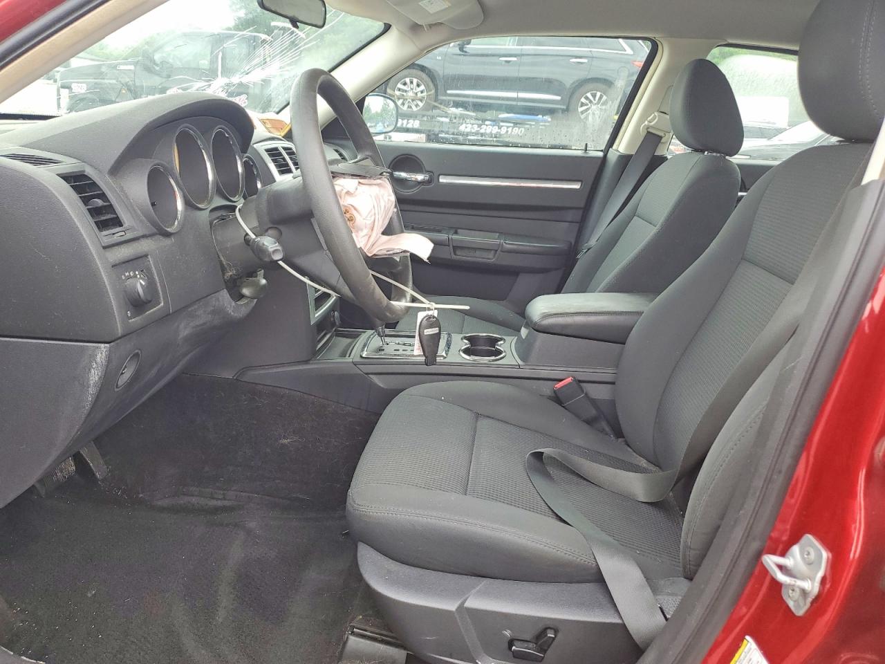 2008 Dodge Charger Red vin: 2B3KA43G38H220005