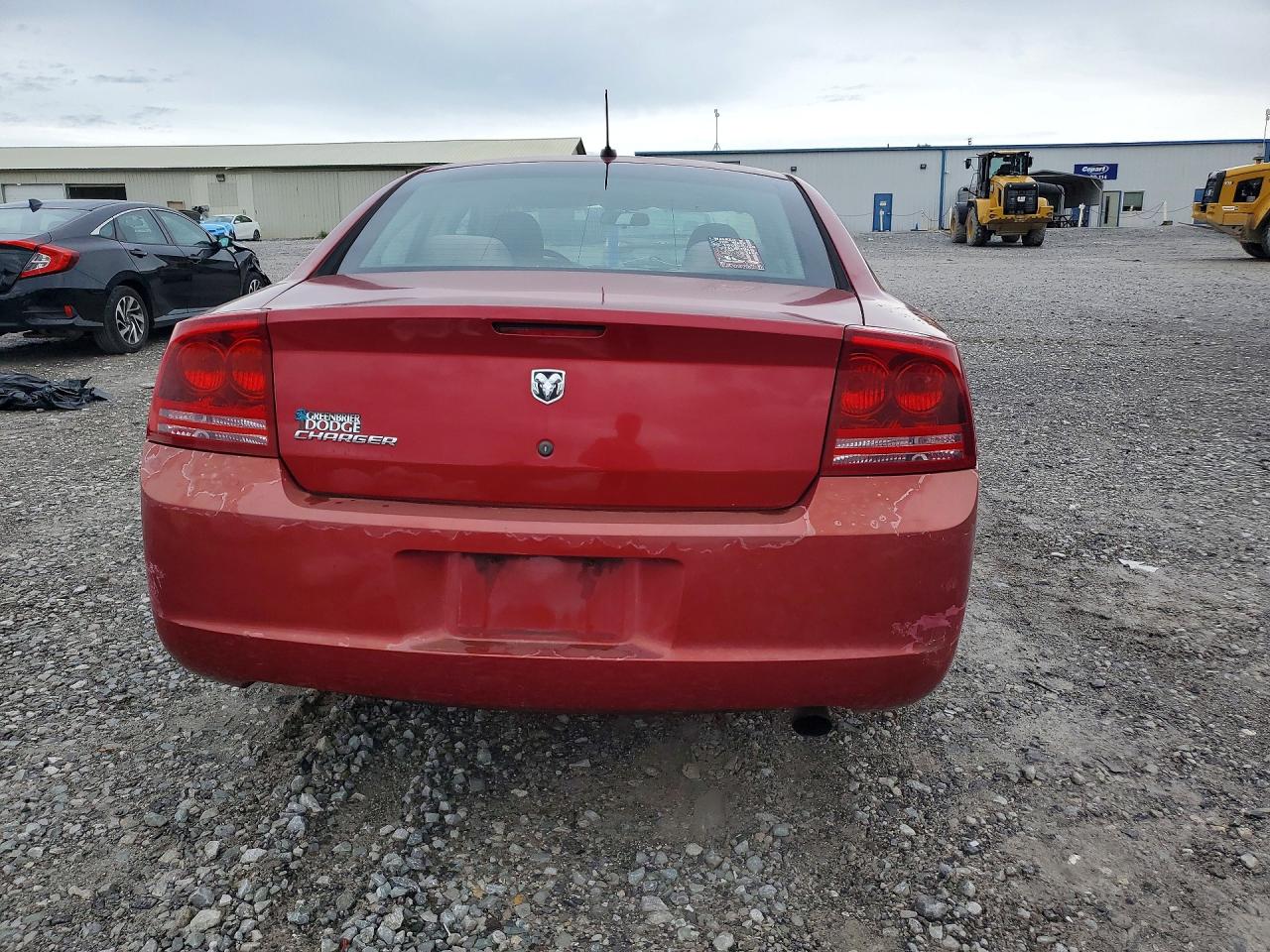 2008 Dodge Charger Red vin: 2B3KA43G38H220005