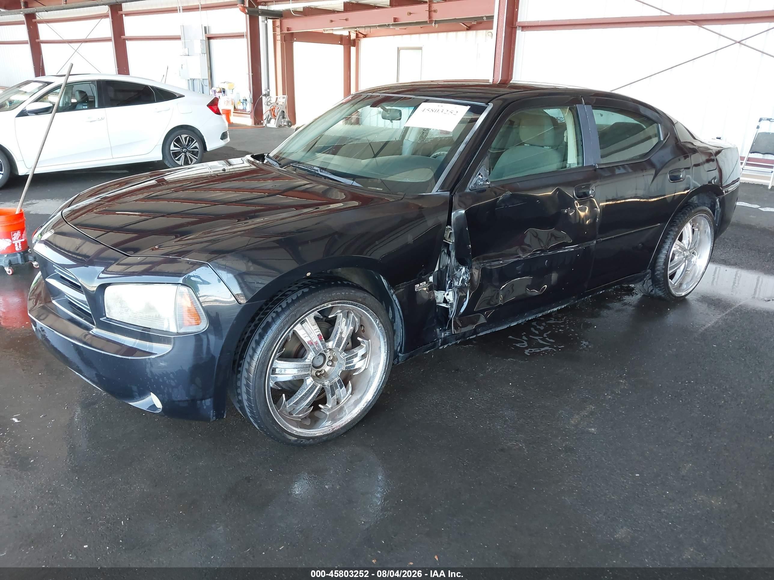 2006 Dodge Charger   Черный vin: 2B3KA43G46H265581