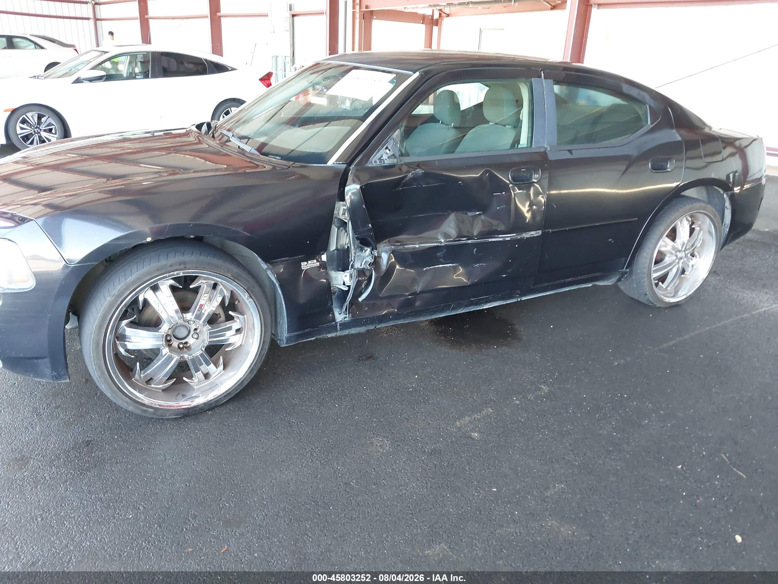 2006 Dodge Charger   Черный vin: 2B3KA43G46H265581
