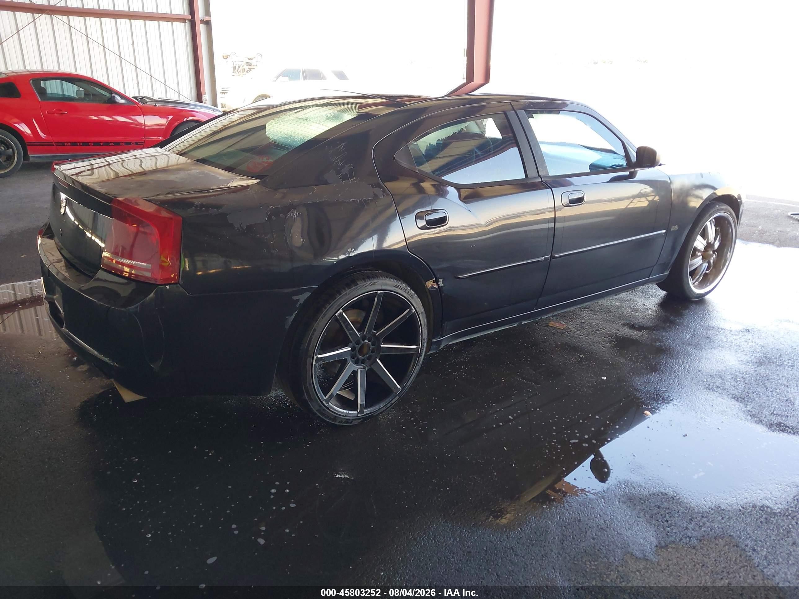 2006 Dodge Charger   Черный vin: 2B3KA43G46H265581