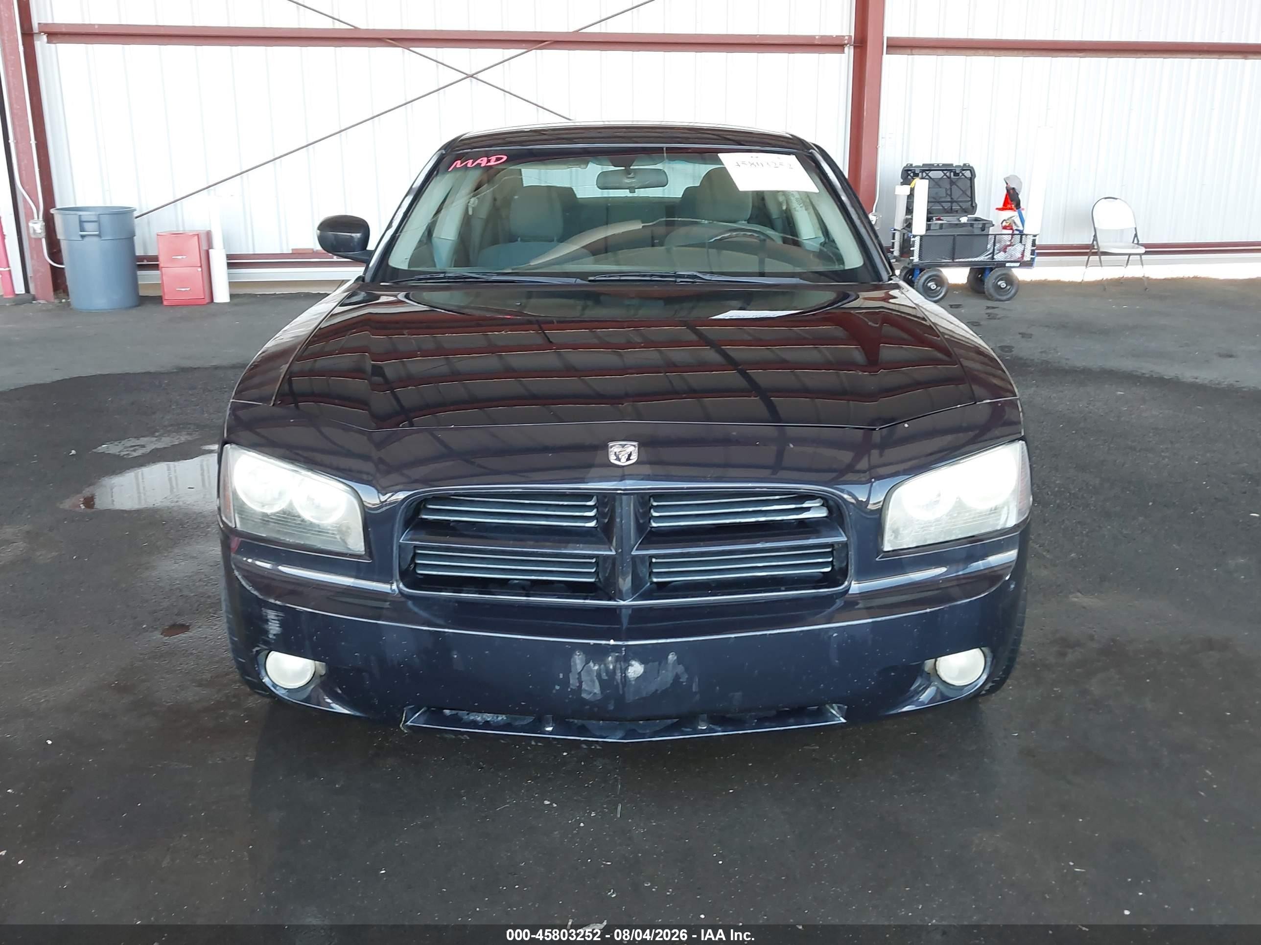 2006 Dodge Charger   Черный vin: 2B3KA43G46H265581