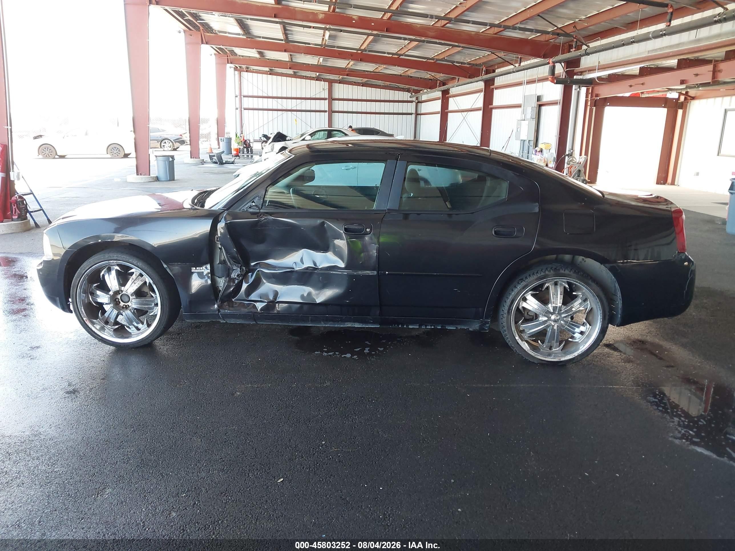 2006 Dodge Charger   Черный vin: 2B3KA43G46H265581