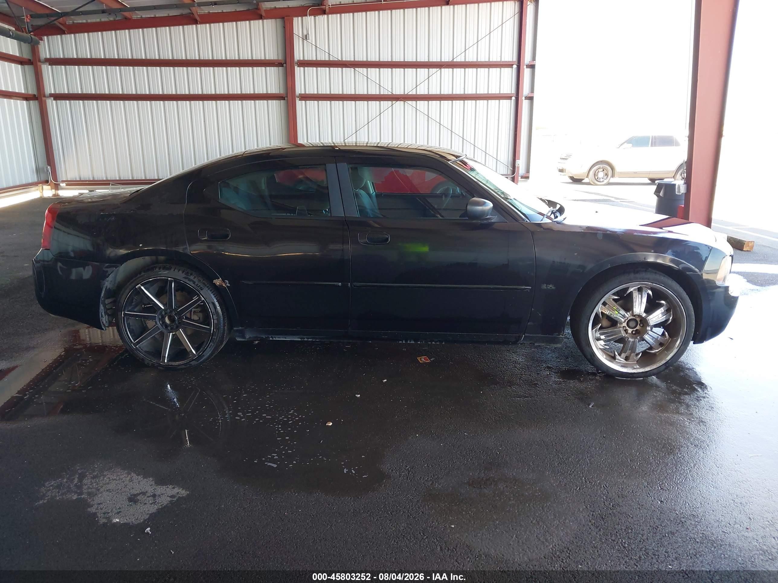2006 Dodge Charger   Черный vin: 2B3KA43G46H265581