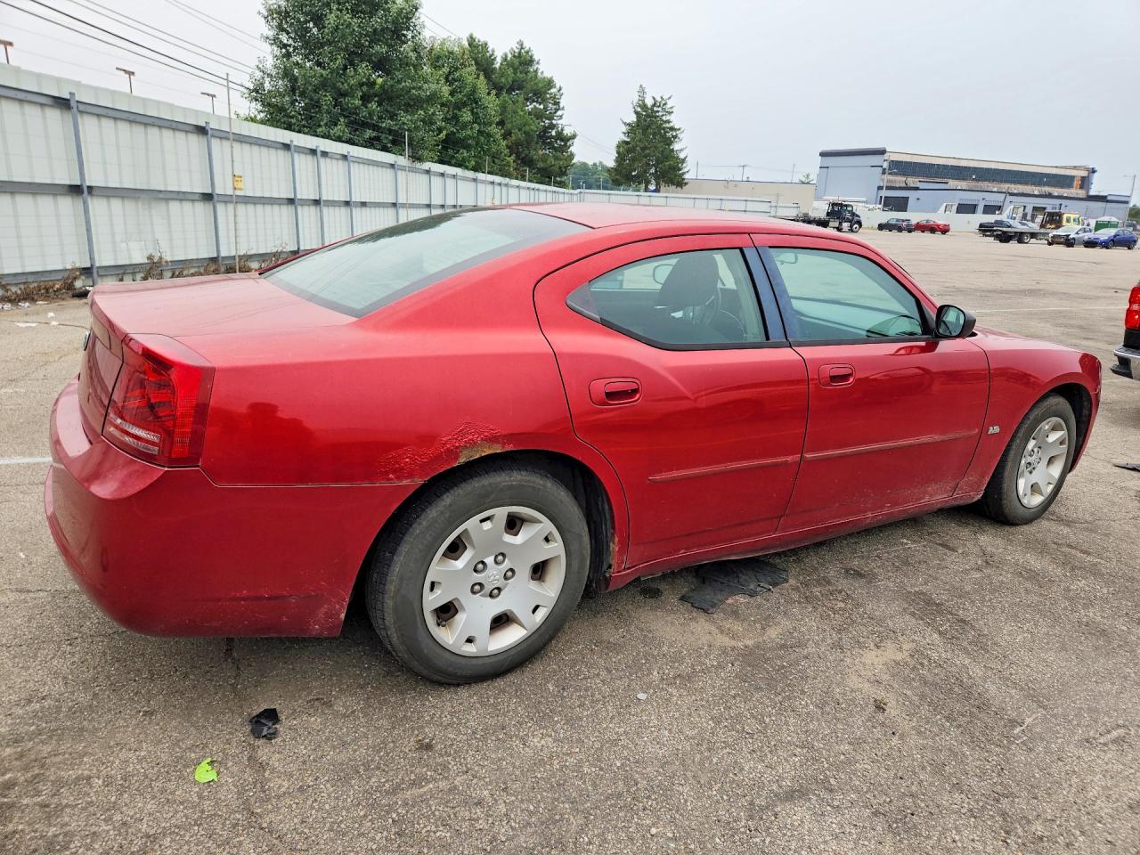 2006 Dodge Charger Se Red vin: 2B3KA43G46H492723