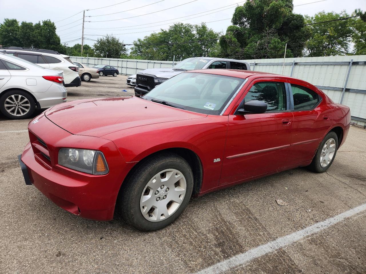 2006 Dodge Charger Se Red vin: 2B3KA43G46H492723