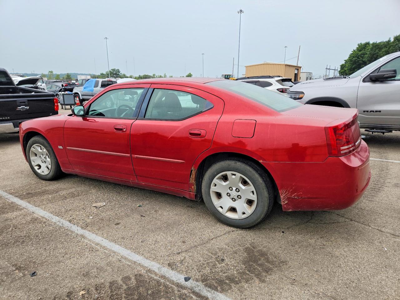 2006 Dodge Charger Se Red vin: 2B3KA43G46H492723