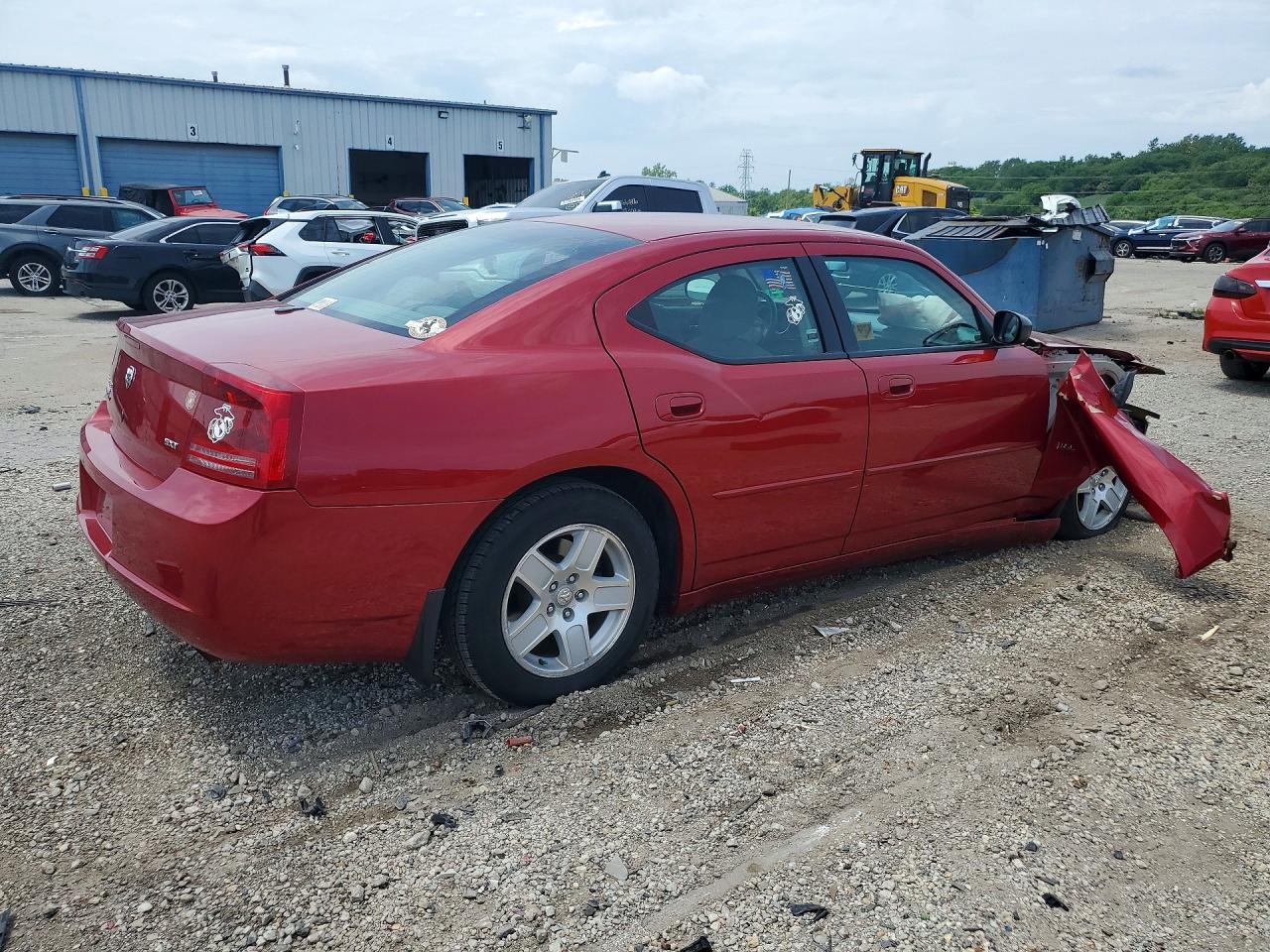2007 Dodge Charger Se Red vin: 2B3KA43G47H680384