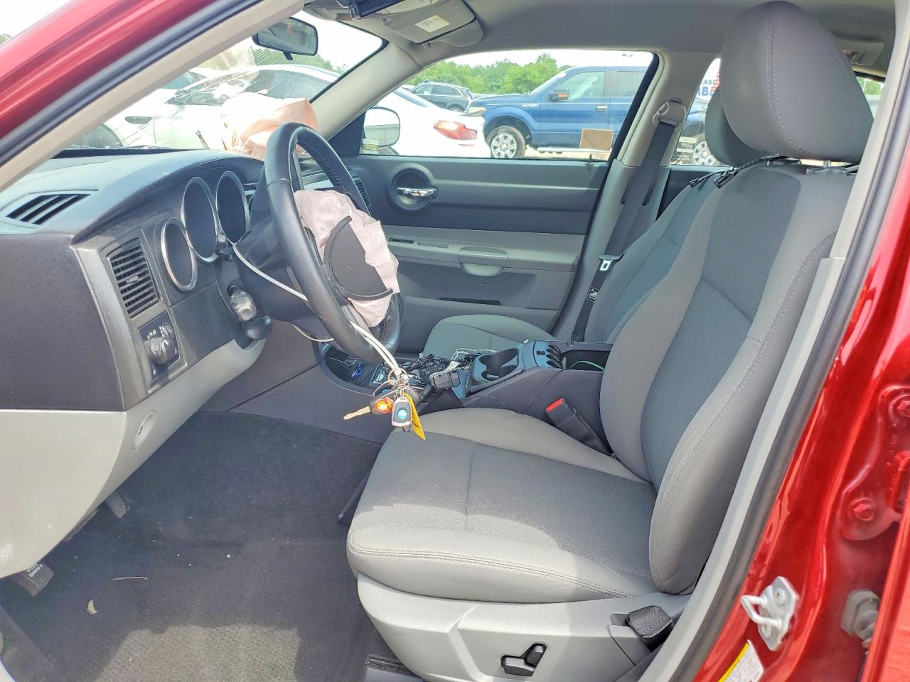 2007 Dodge Charger Se Red vin: 2B3KA43G47H680384