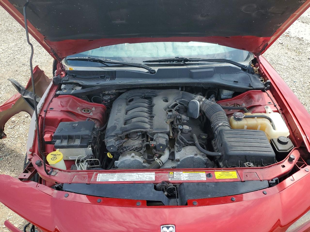 2007 Dodge Charger Se Red vin: 2B3KA43G47H680384
