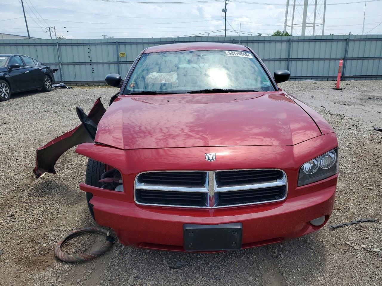 2007 Dodge Charger Se Red vin: 2B3KA43G47H680384