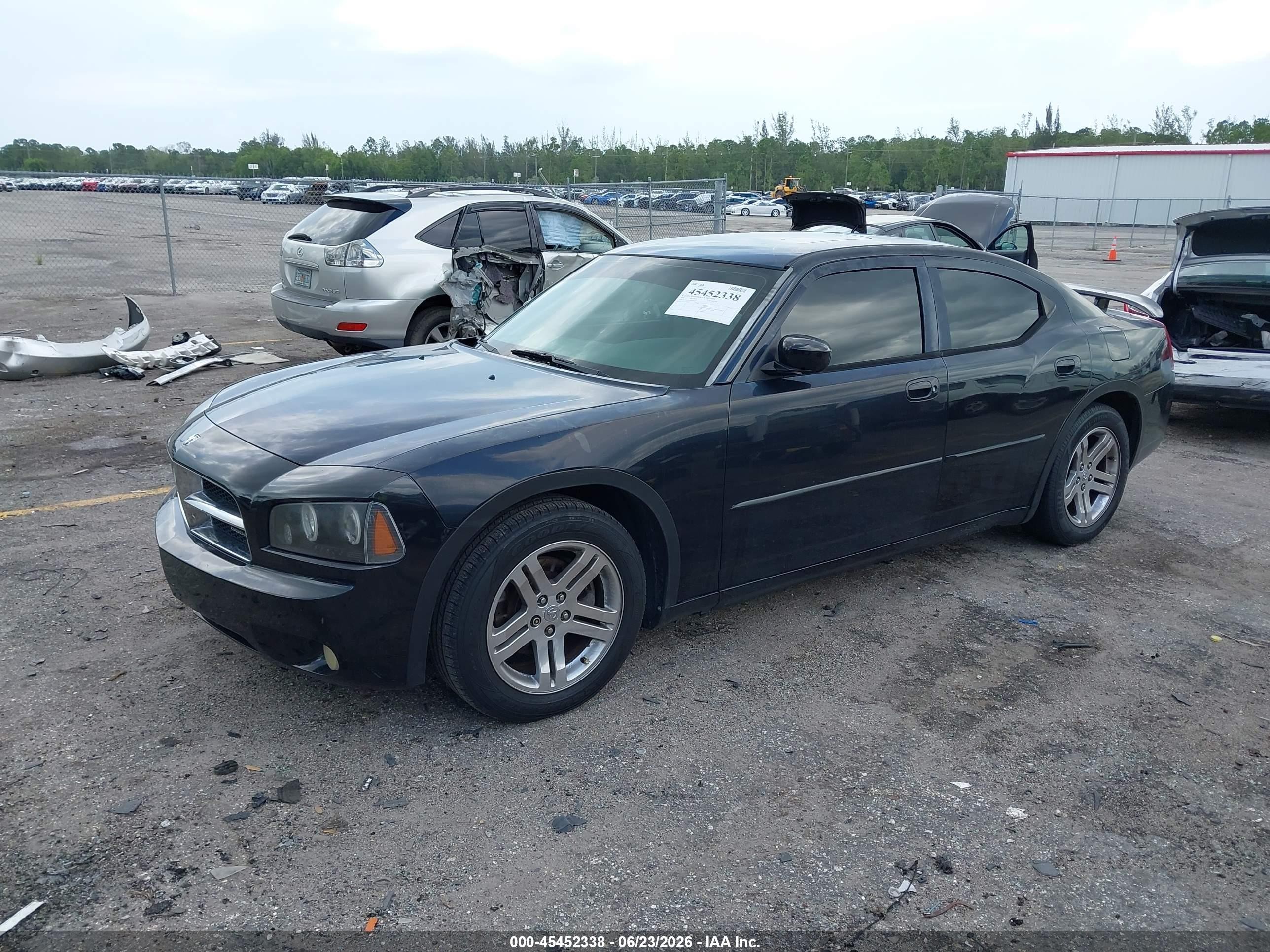 2006 Dodge Charger   Black vin: 2B3KA43G56H233206