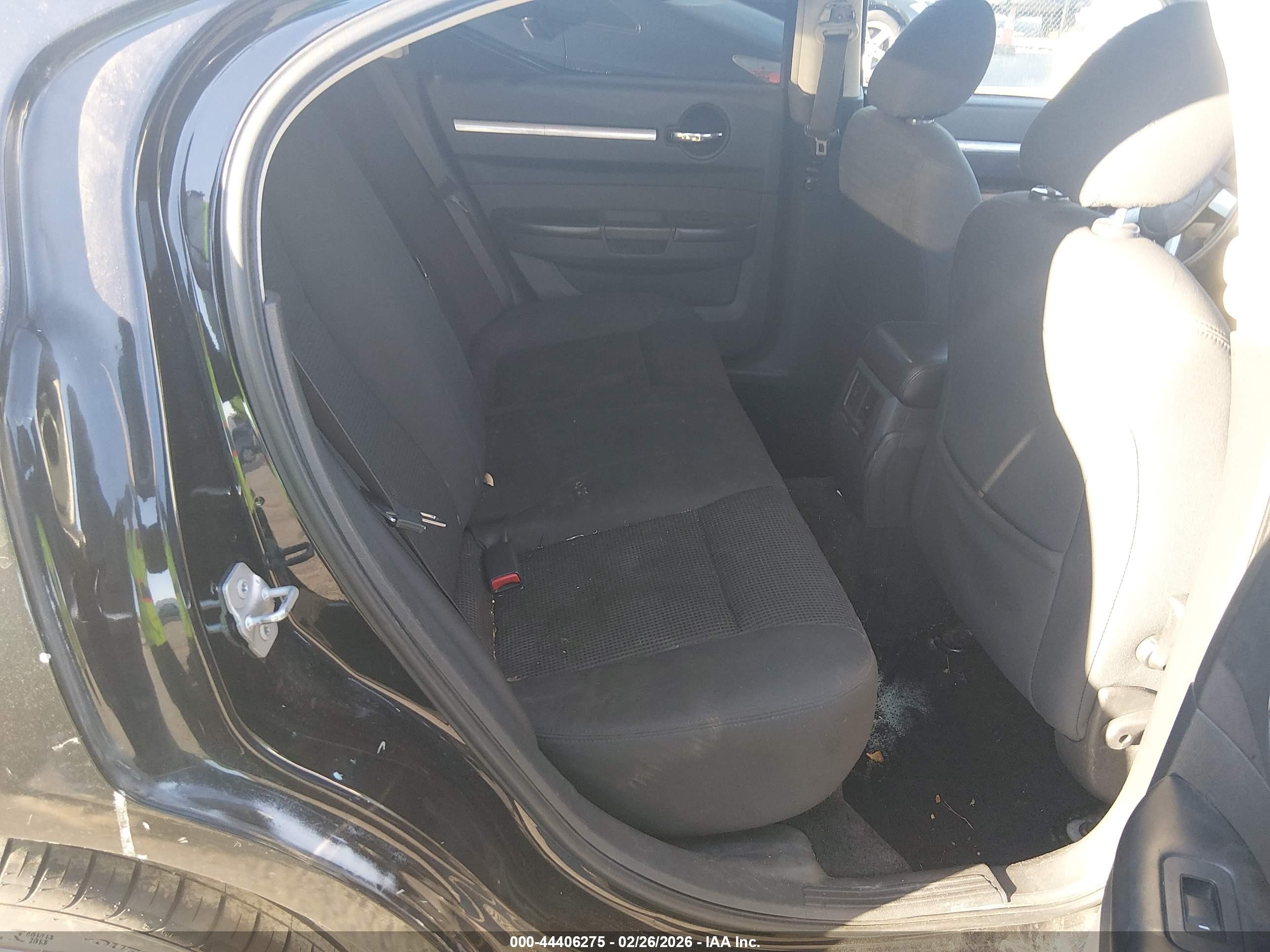 2008 Dodge Charger   Black vin: 2B3KA43G58H228347
