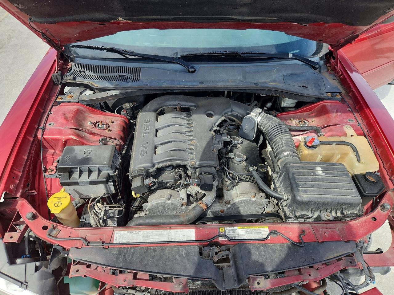 2007 Dodge Charger Se Burgundy vin: 2B3KA43G67H893059