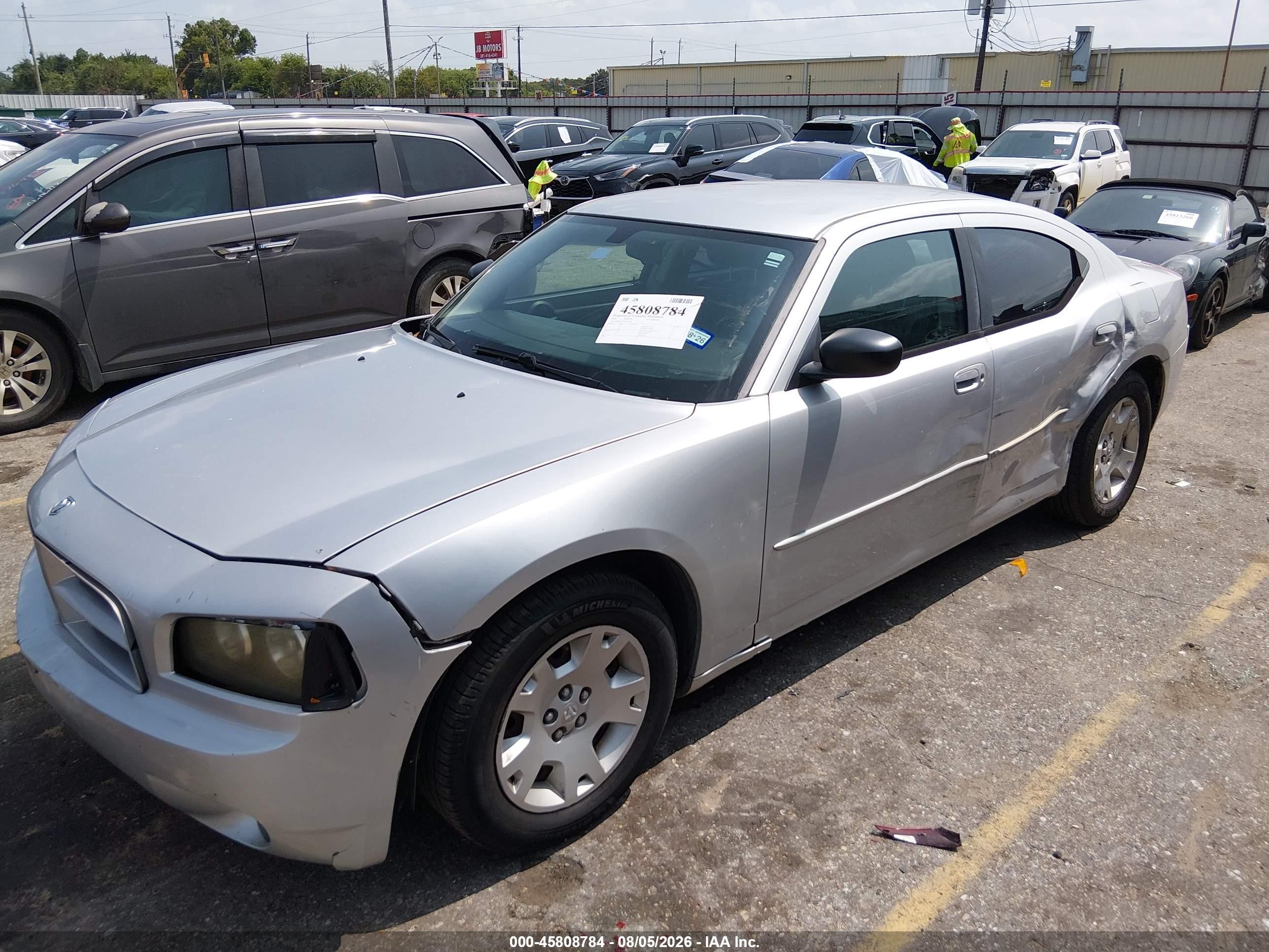 2006 Dodge Charger   Gray vin: 2B3KA43G76H427610