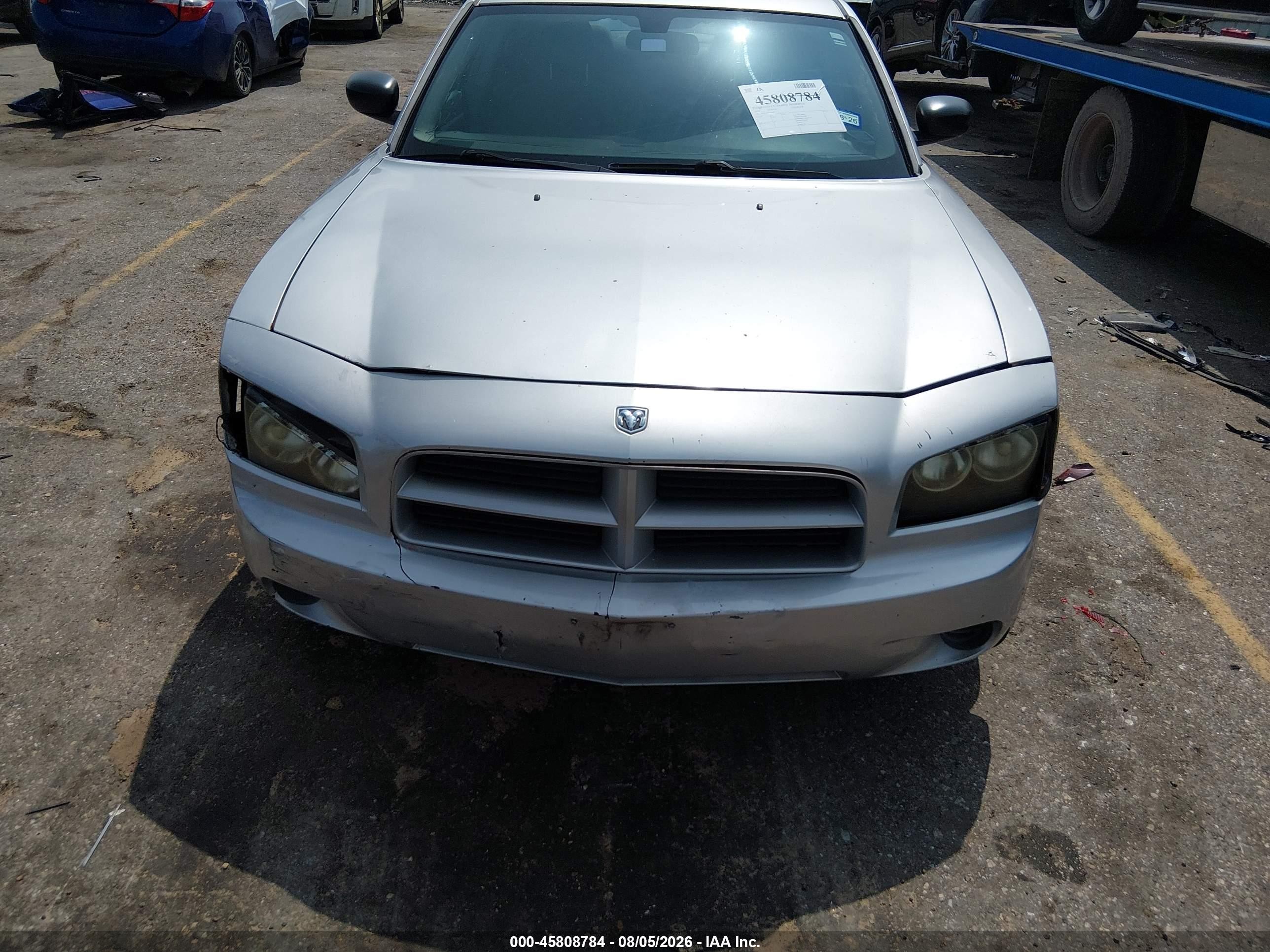 2006 Dodge Charger   Gray vin: 2B3KA43G76H427610