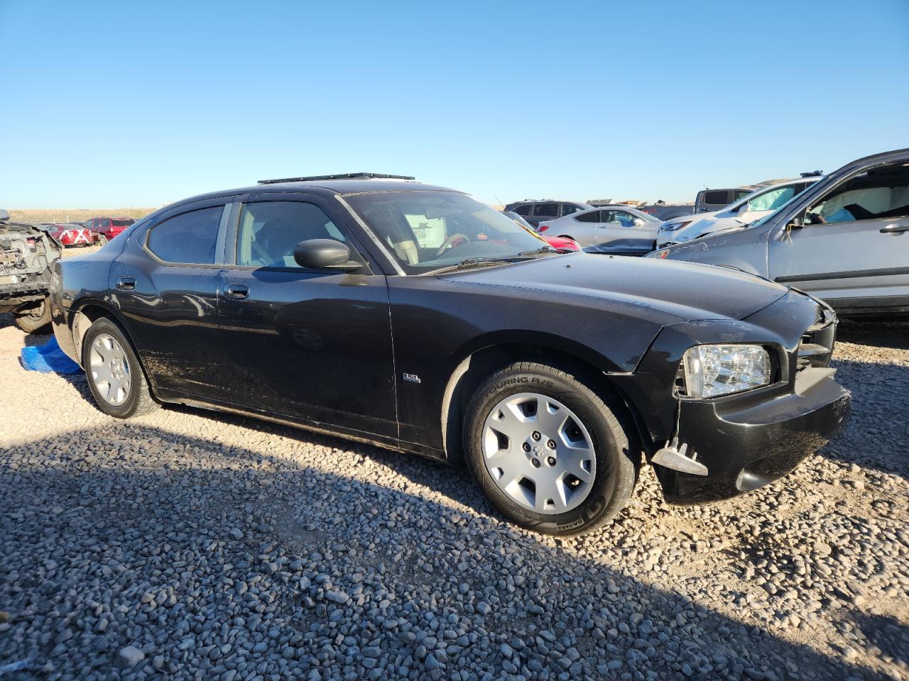 2007 Dodge Charger Se Black vin: 2B3KA43G77H714303
