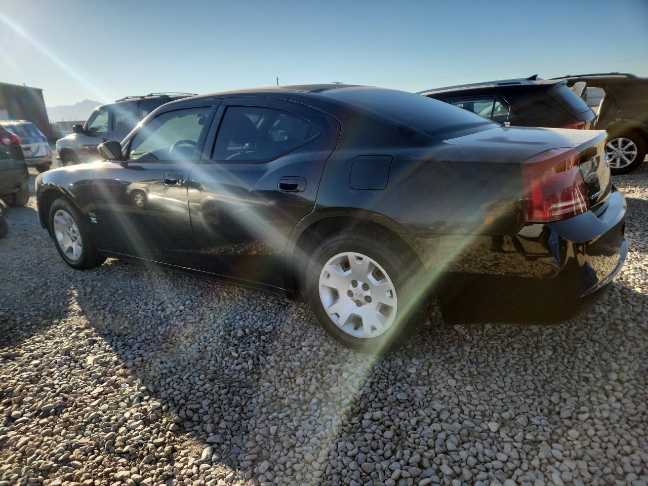2007 Dodge Charger Se Black vin: 2B3KA43G77H714303