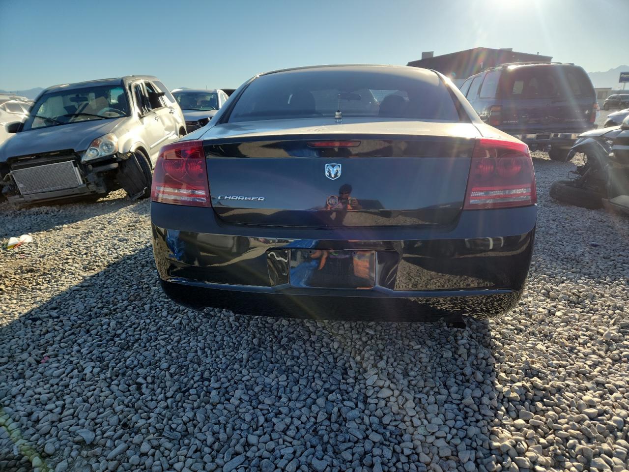 2007 Dodge Charger Se Black vin: 2B3KA43G77H714303