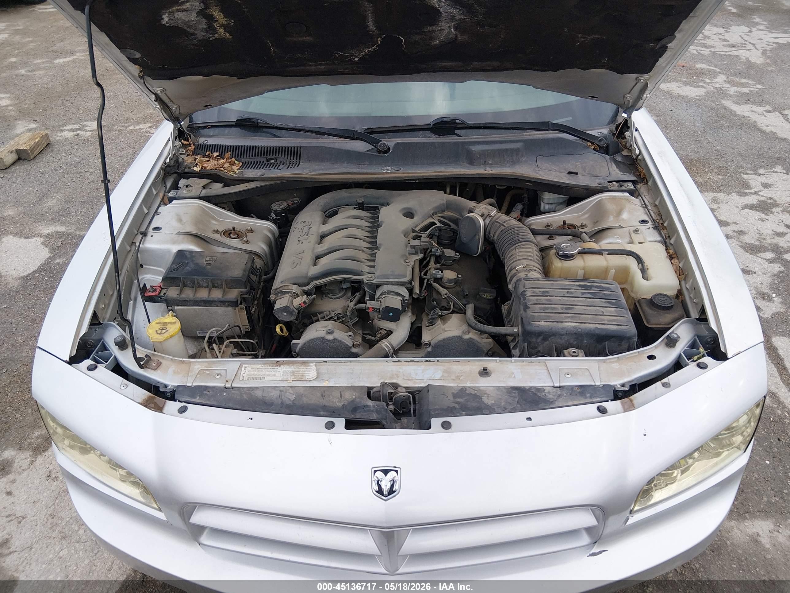 2007 Dodge Charger   Silver vin: 2B3KA43G77H882314