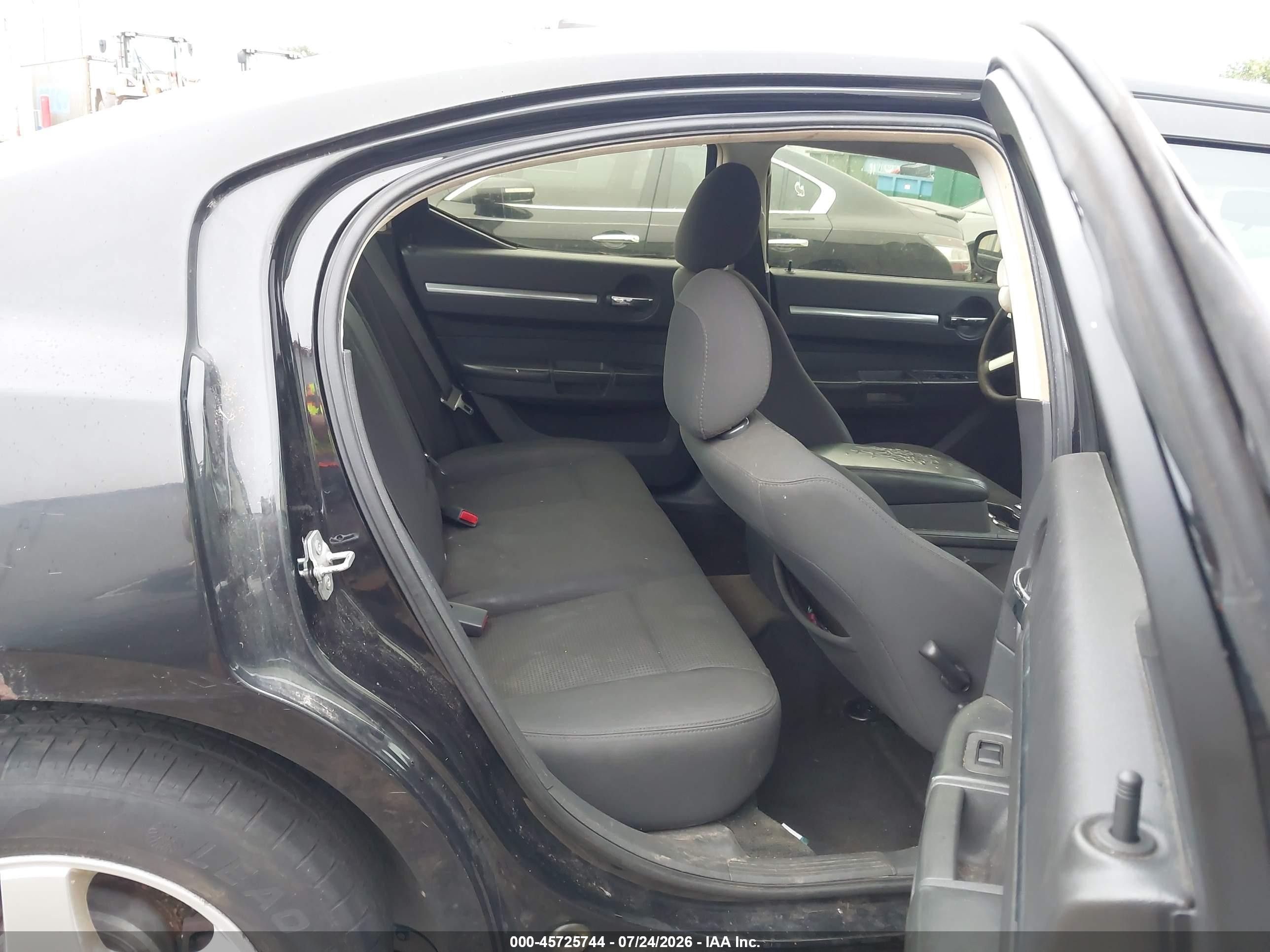 2008 Dodge Charger   Black vin: 2B3KA43G78H298934