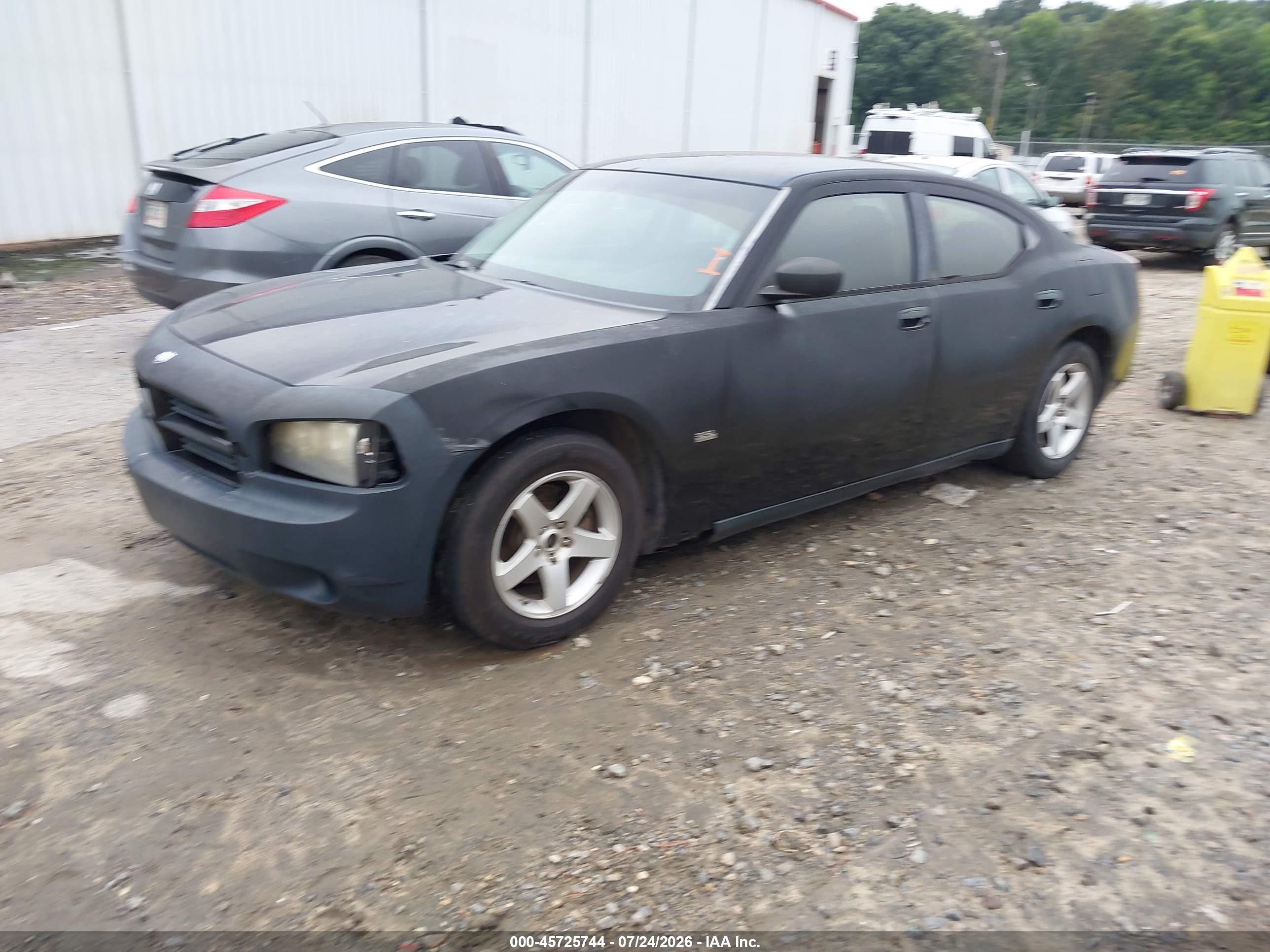 2008 Dodge Charger   Black vin: 2B3KA43G78H298934