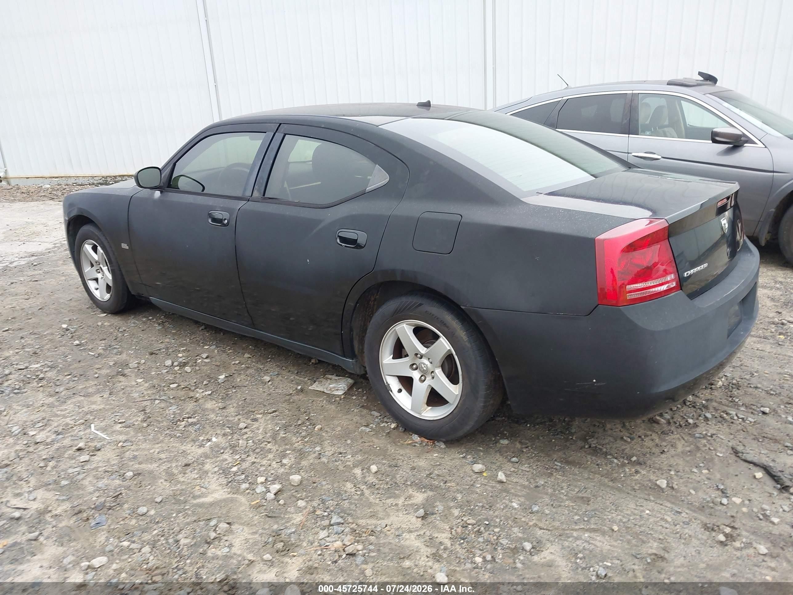 2008 Dodge Charger   Black vin: 2B3KA43G78H298934