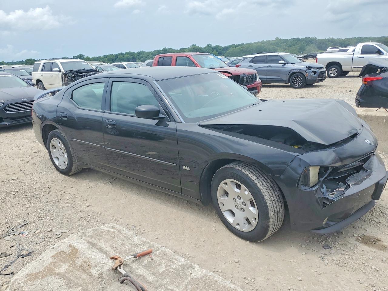 2006 Dodge Charger Se Черный vin: 2B3KA43G86H304897