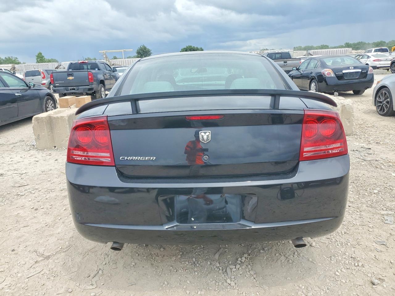 2006 Dodge Charger Se Черный vin: 2B3KA43G86H304897