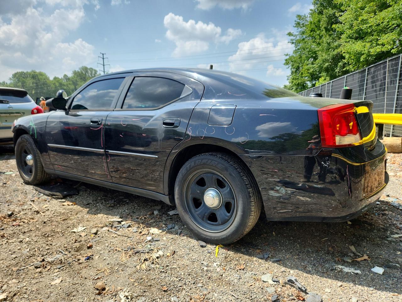 2007 Dodge Charger Se Black vin: 2B3KA43G87H882628
