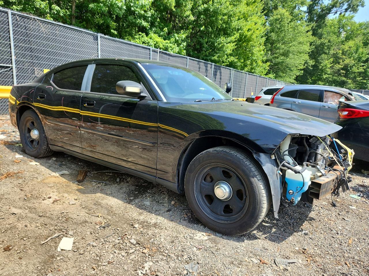2007 Dodge Charger Se Black vin: 2B3KA43G87H882628