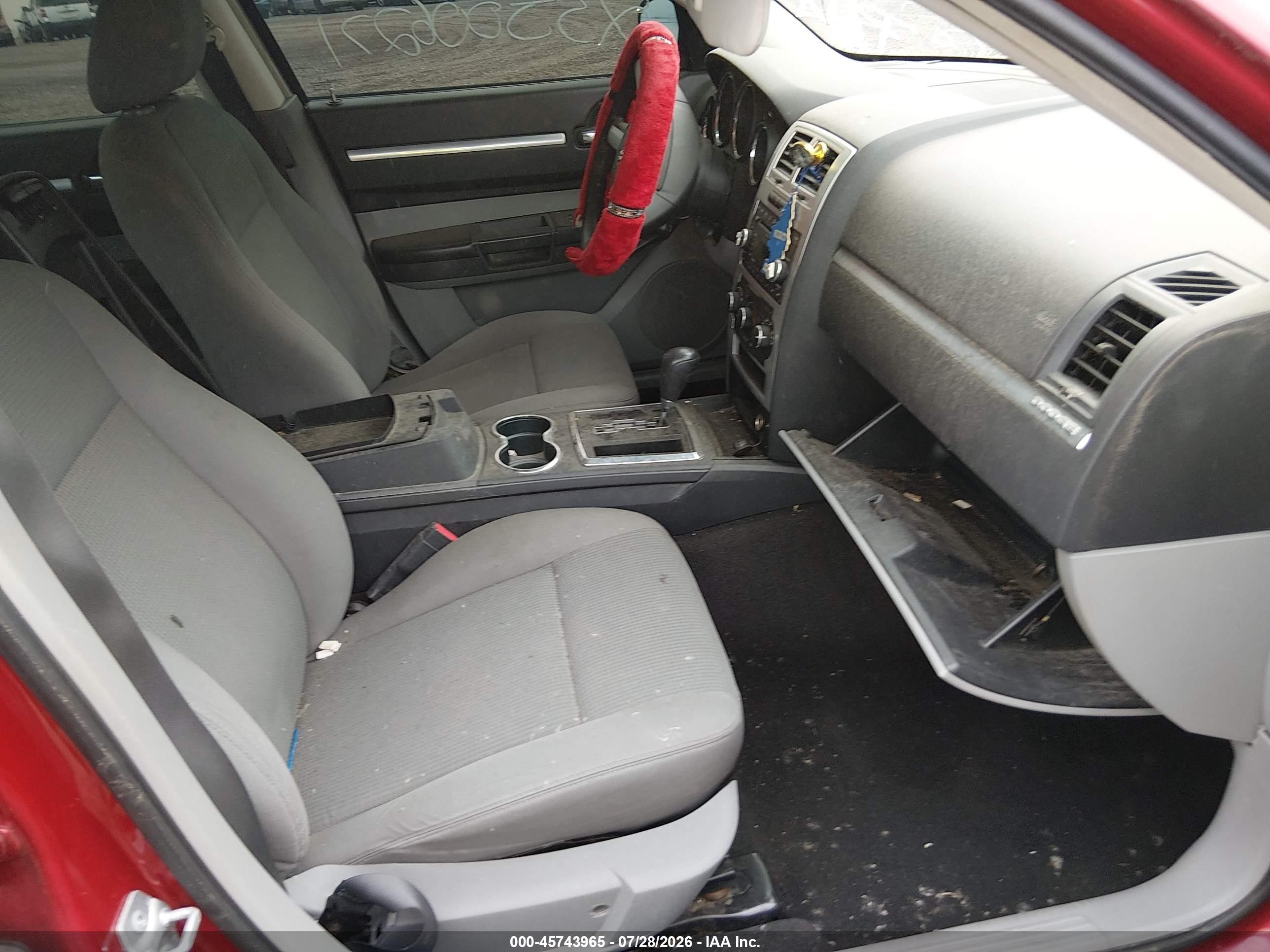 2008 Dodge Charger   Red vin: 2B3KA43G88H286792