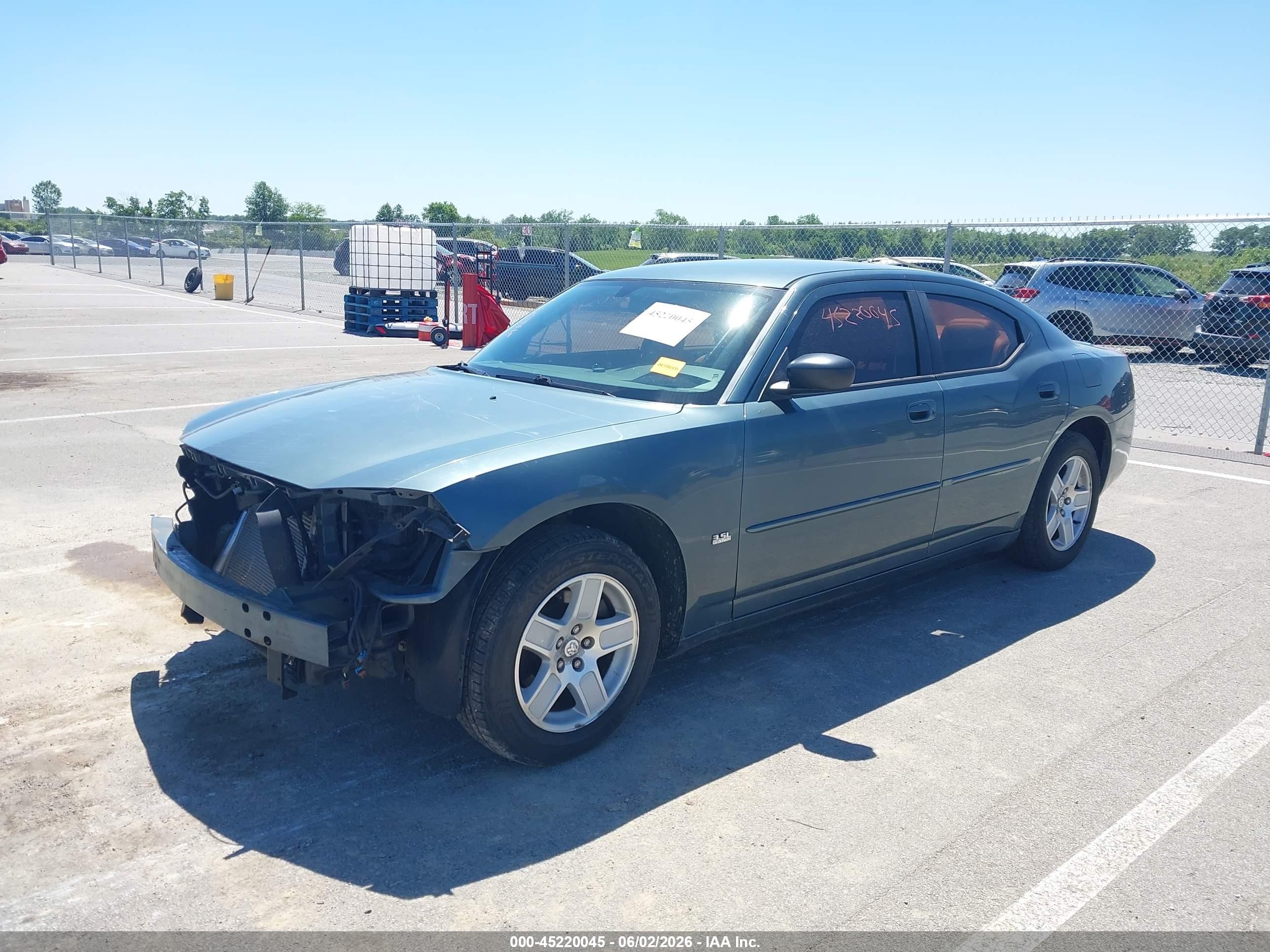2006 Dodge Charger   Green vin: 2B3KA43G96H213802