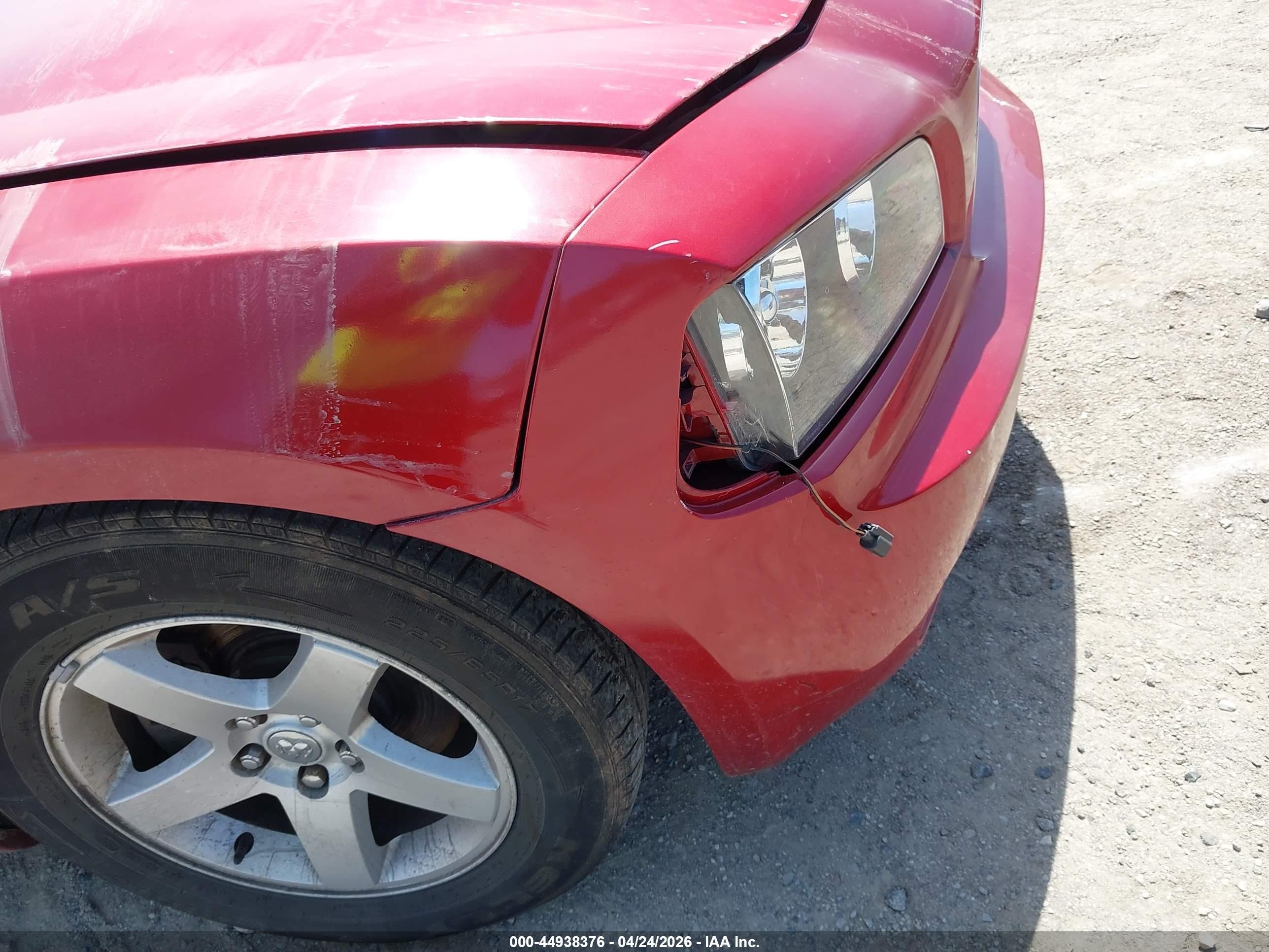 2006 Dodge Charger   Red vin: 2B3KA43G96H222077