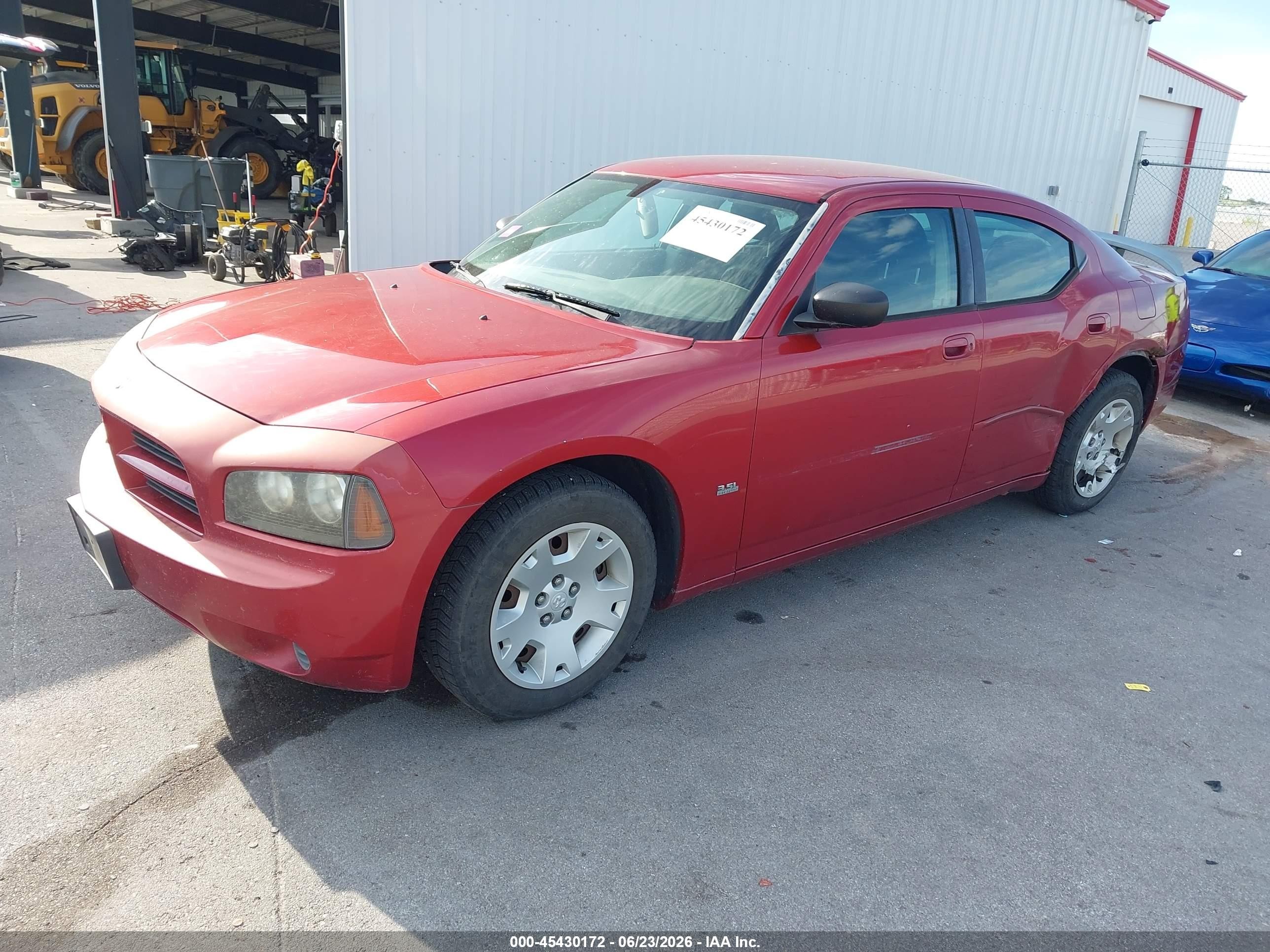 2006 Dodge Charger   Red vin: 2B3KA43G96H492104
