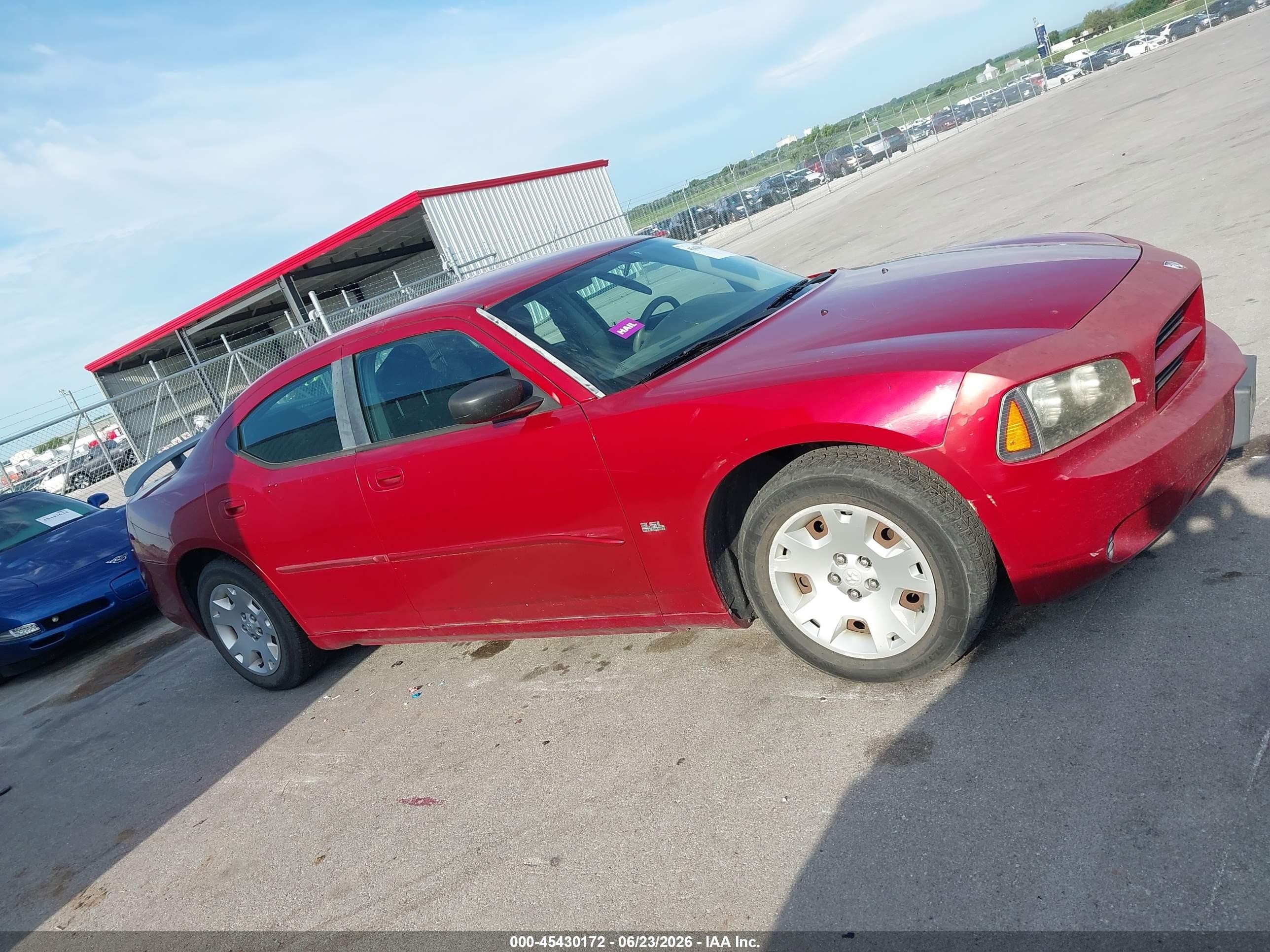 2006 Dodge Charger   Red vin: 2B3KA43G96H492104