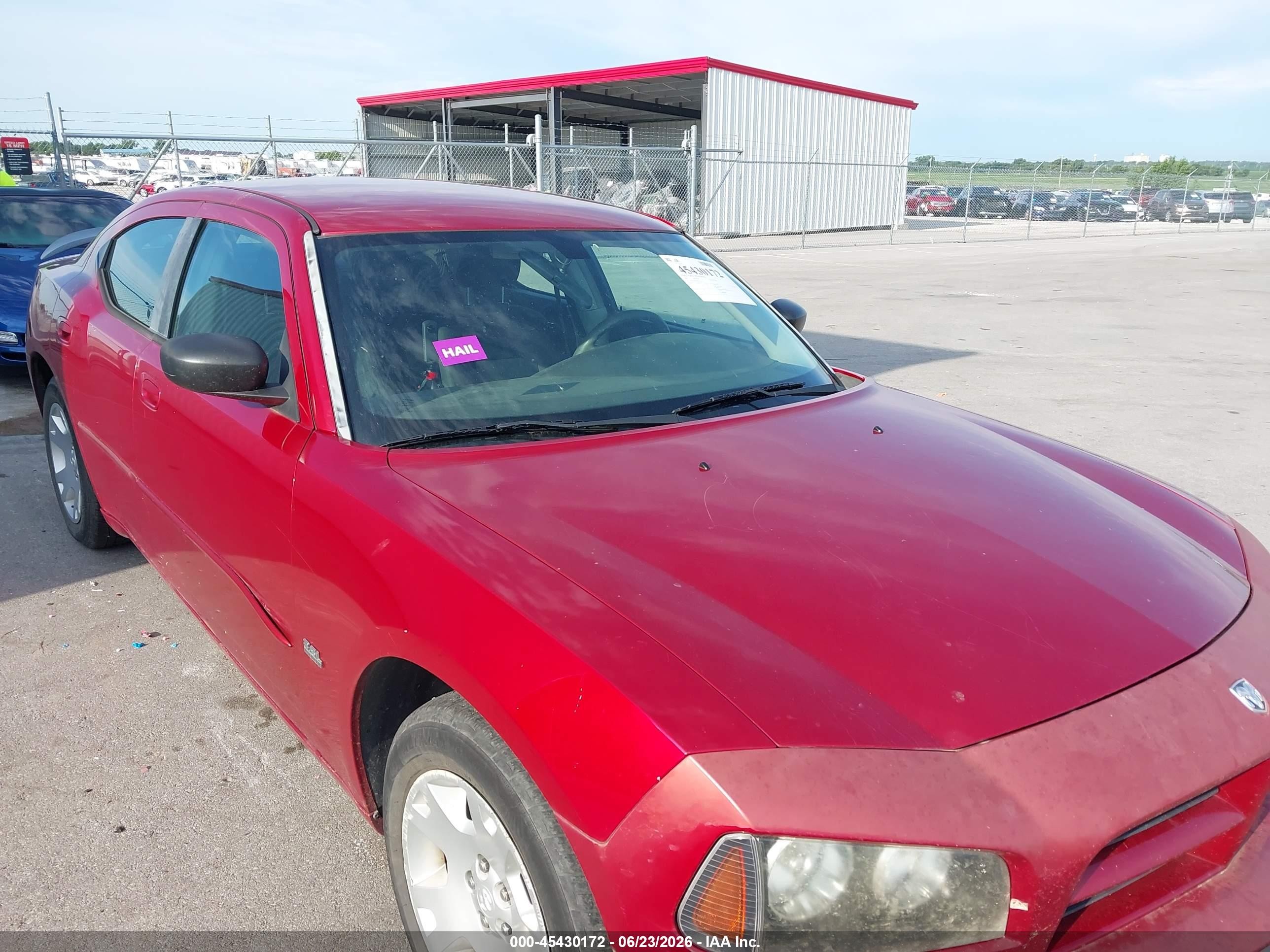 2006 Dodge Charger   Red vin: 2B3KA43G96H492104