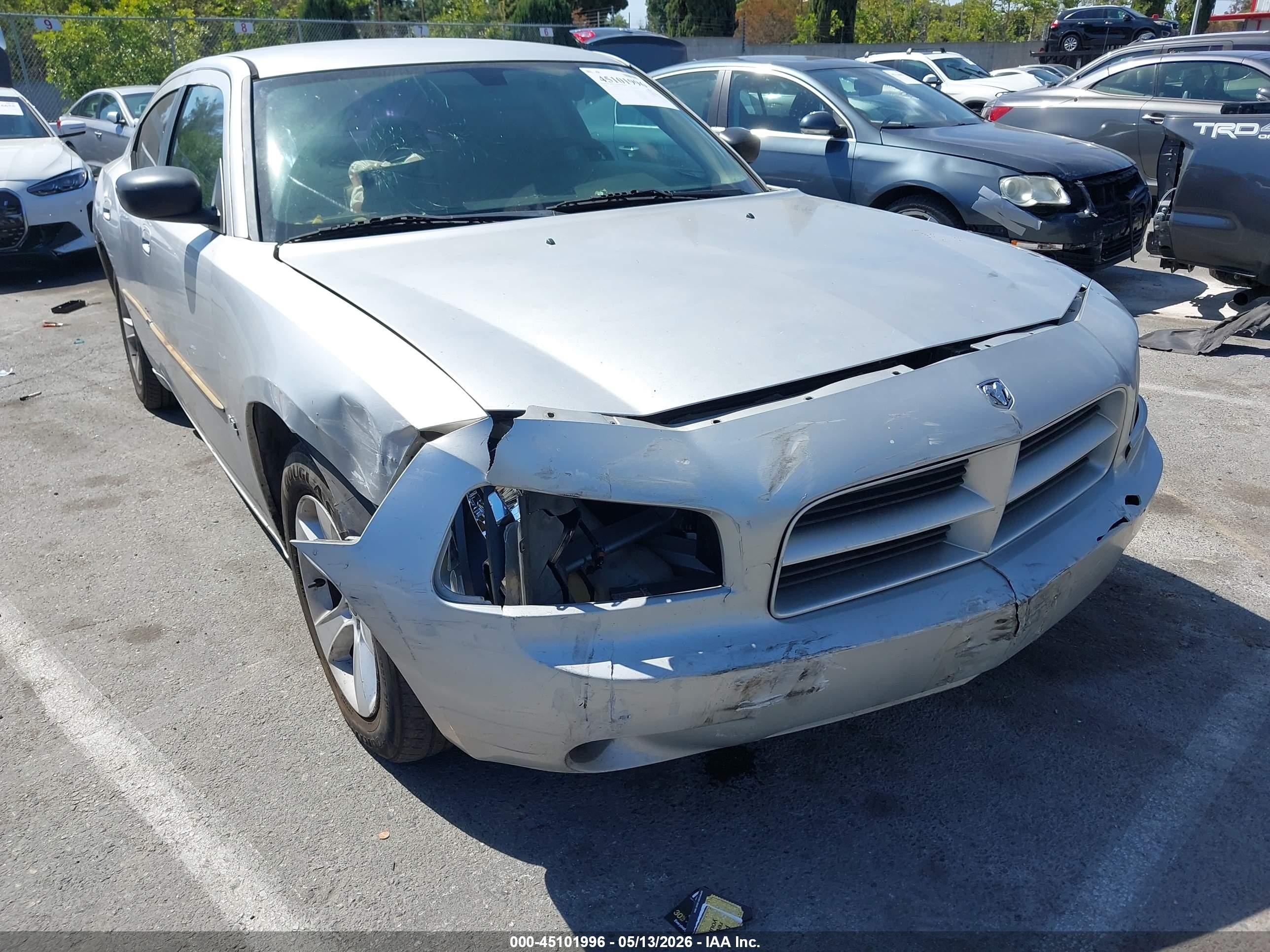 2006 Dodge Charger   Silver vin: 2B3KA43G96H511461