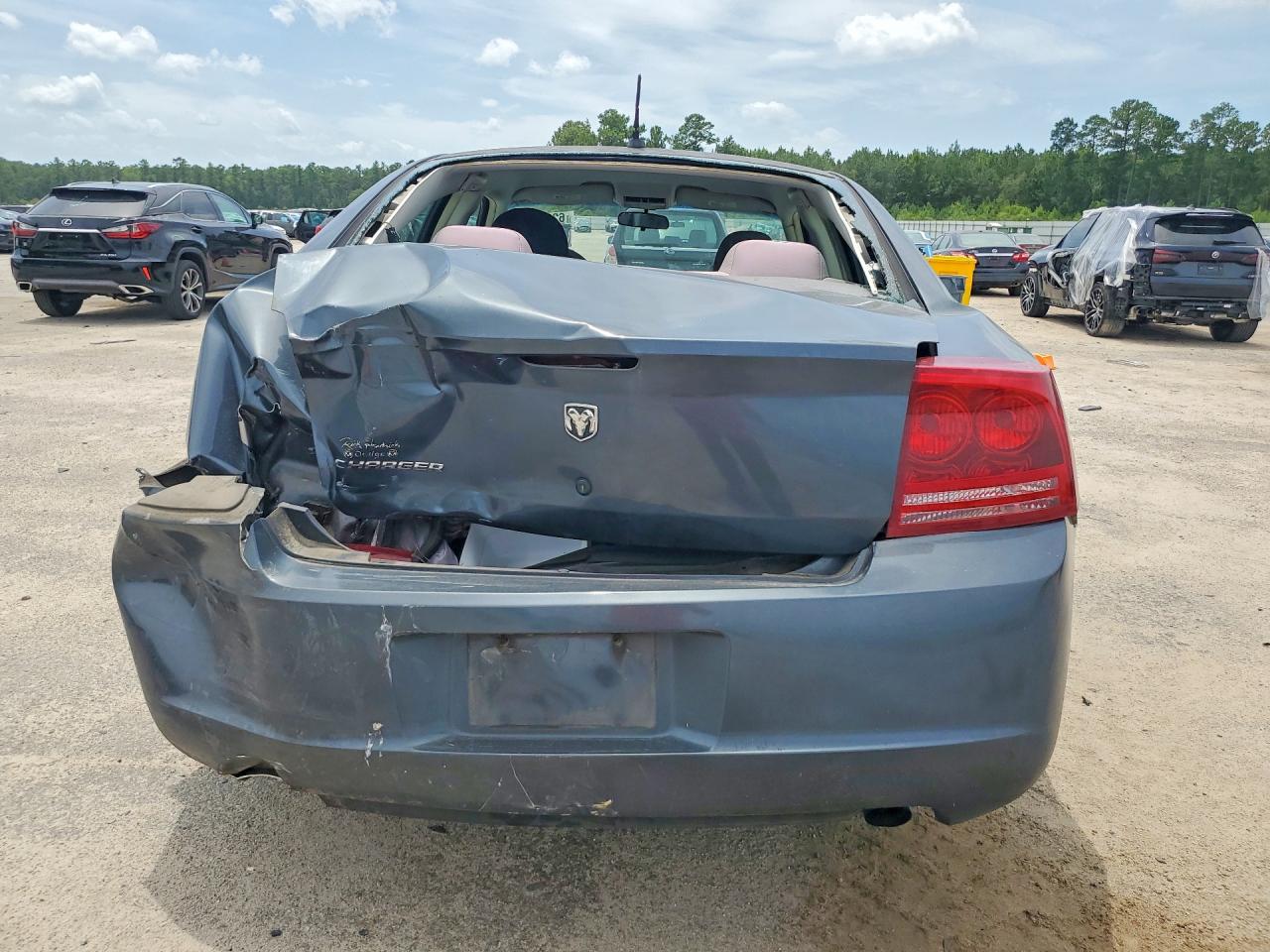 2008 Dodge Charger Blue vin: 2B3KA43G98H286445