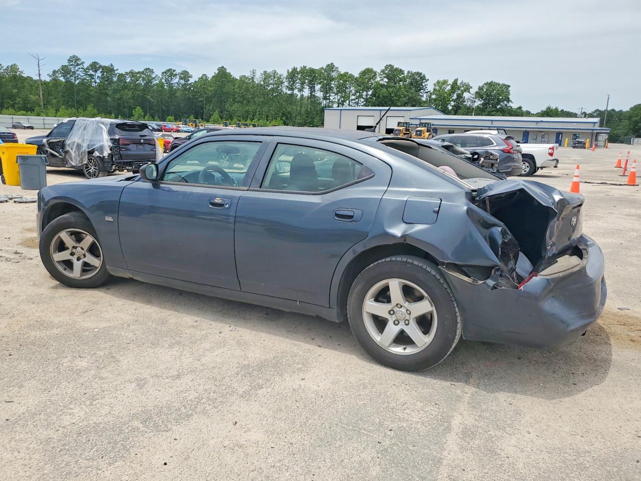 2008 Dodge Charger Blue vin: 2B3KA43G98H286445