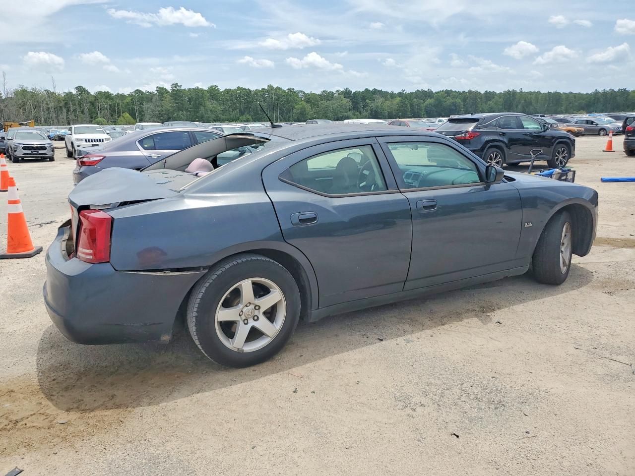 2008 Dodge Charger Blue vin: 2B3KA43G98H286445