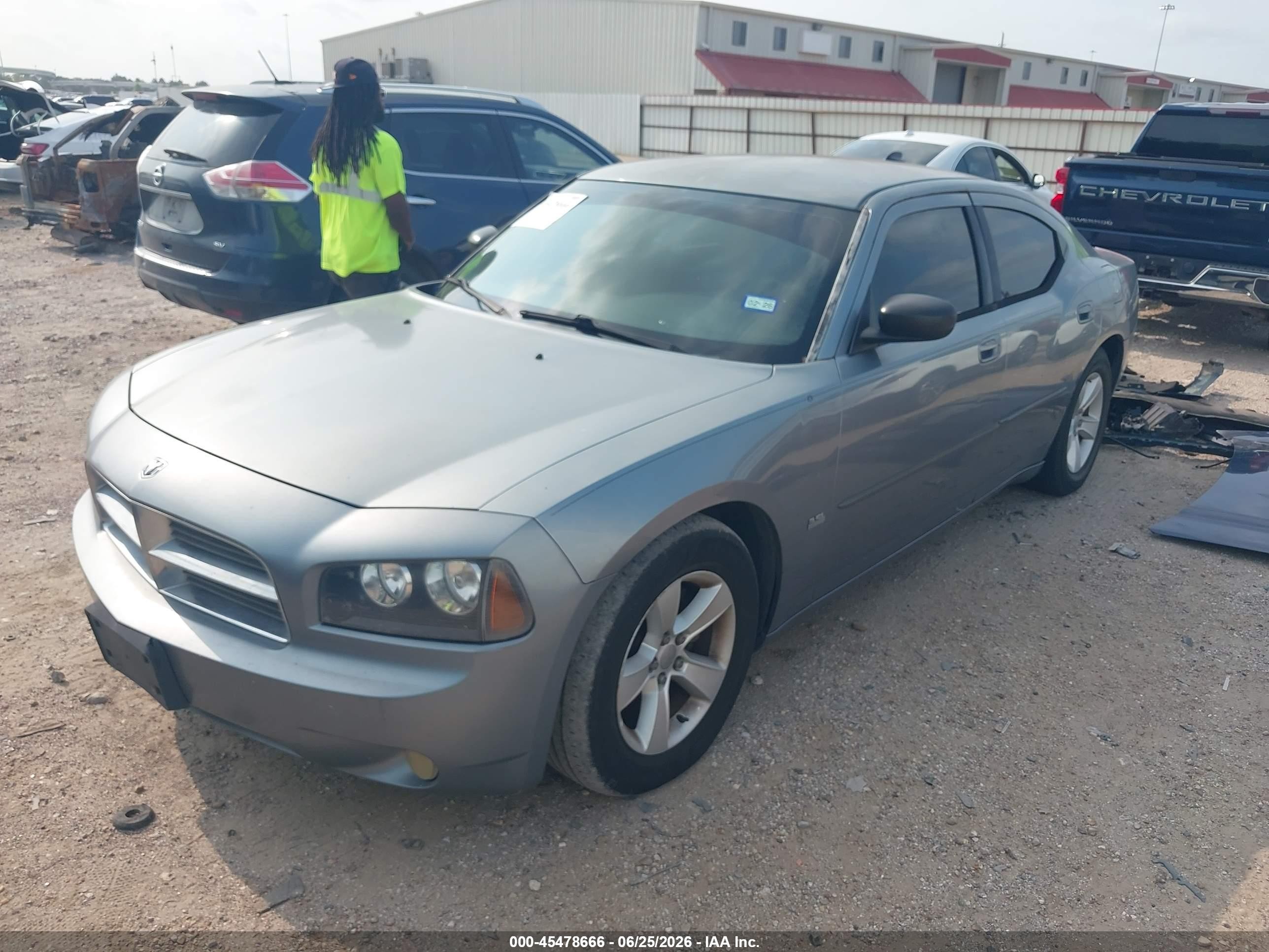 2006 Dodge Charger   Gray vin: 2B3KA43GX6H467891