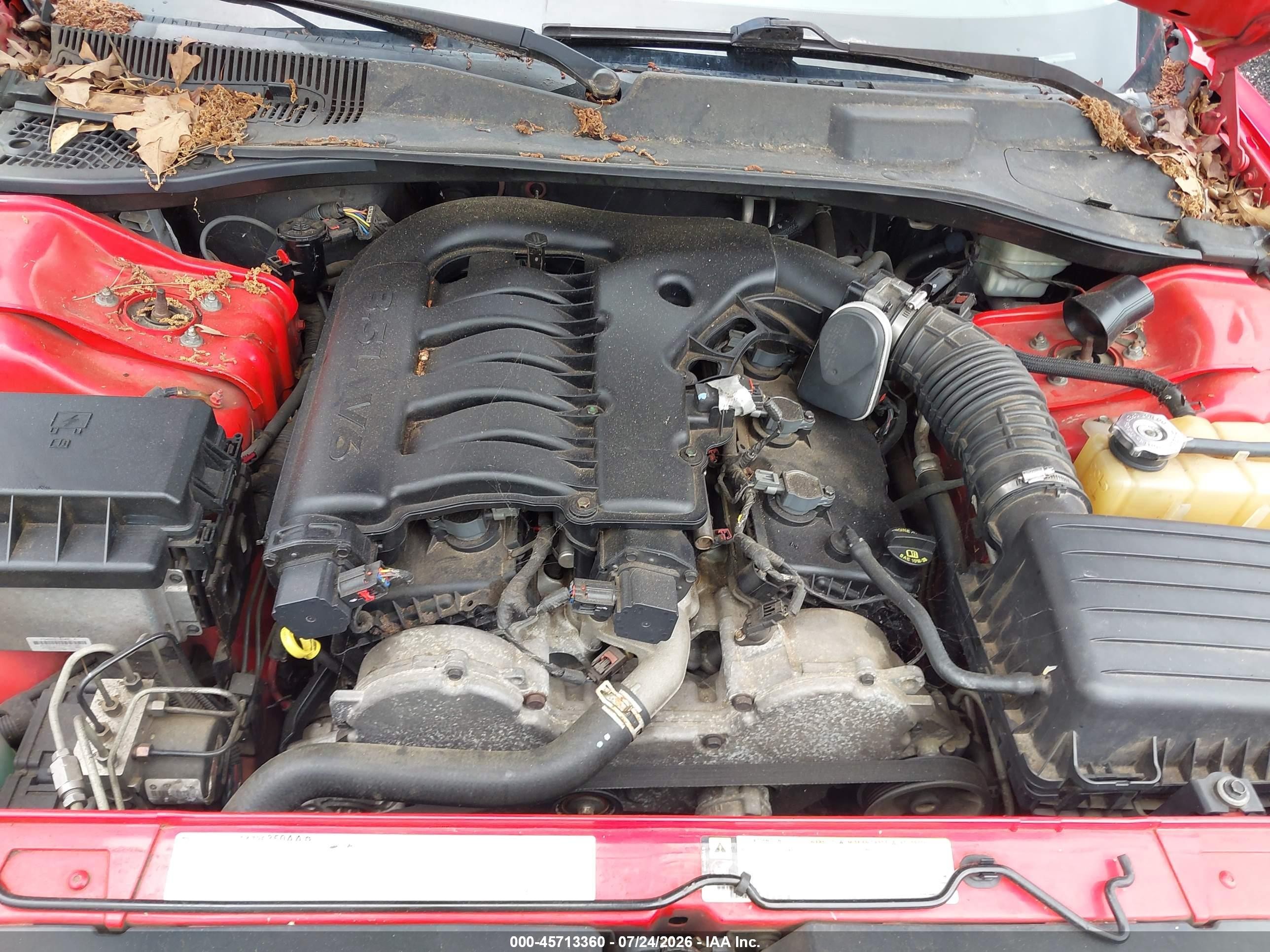 2007 Dodge Charger   Красный vin: 2B3KA43GX7H614230