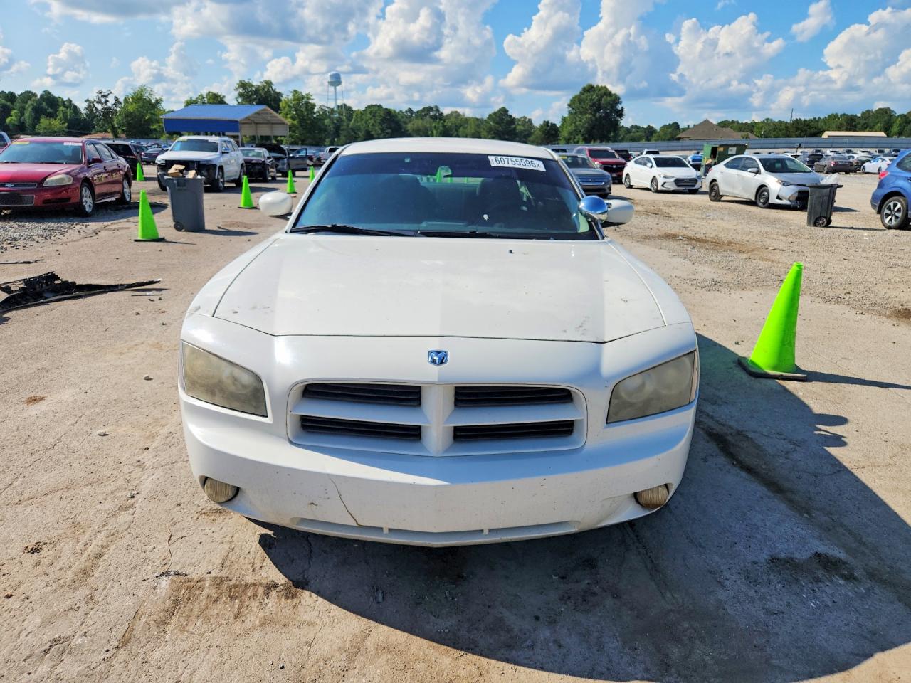 2008 Dodge Charger White vin: 2B3KA43H48H255113