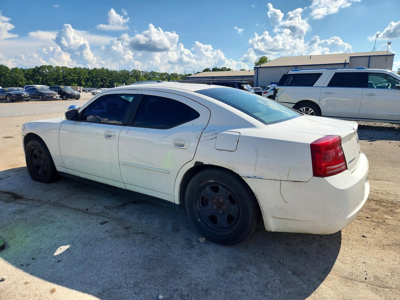 2008 Dodge Charger White vin: 2B3KA43H48H255113
