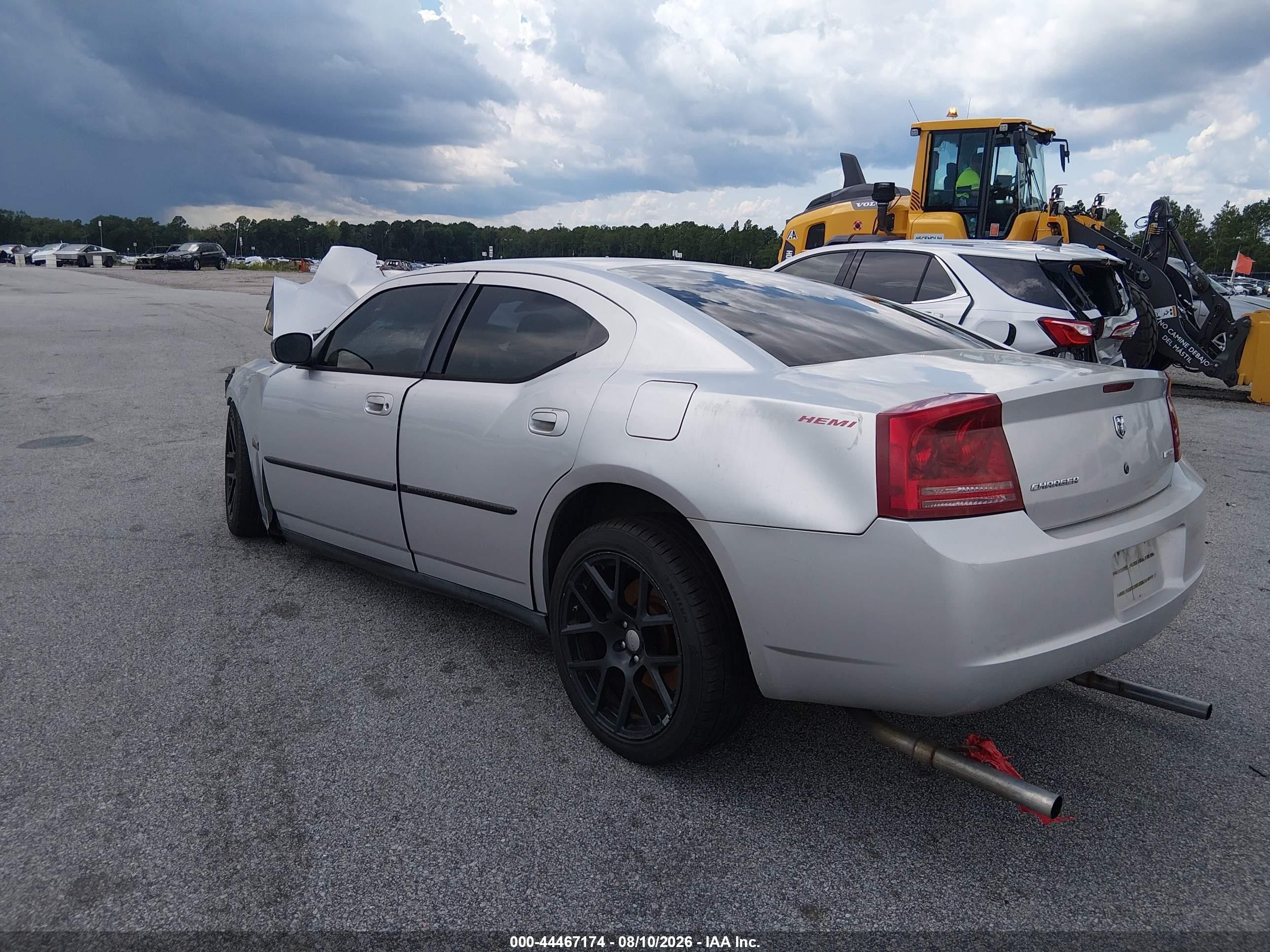 2007 Dodge Charger Silver vin: 2B3KA43H67H769981
