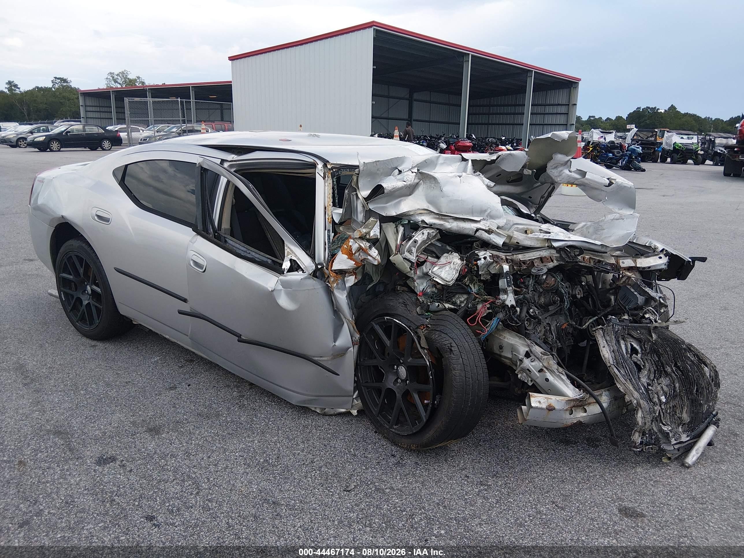 2007 Dodge Charger Silver vin: 2B3KA43H67H769981