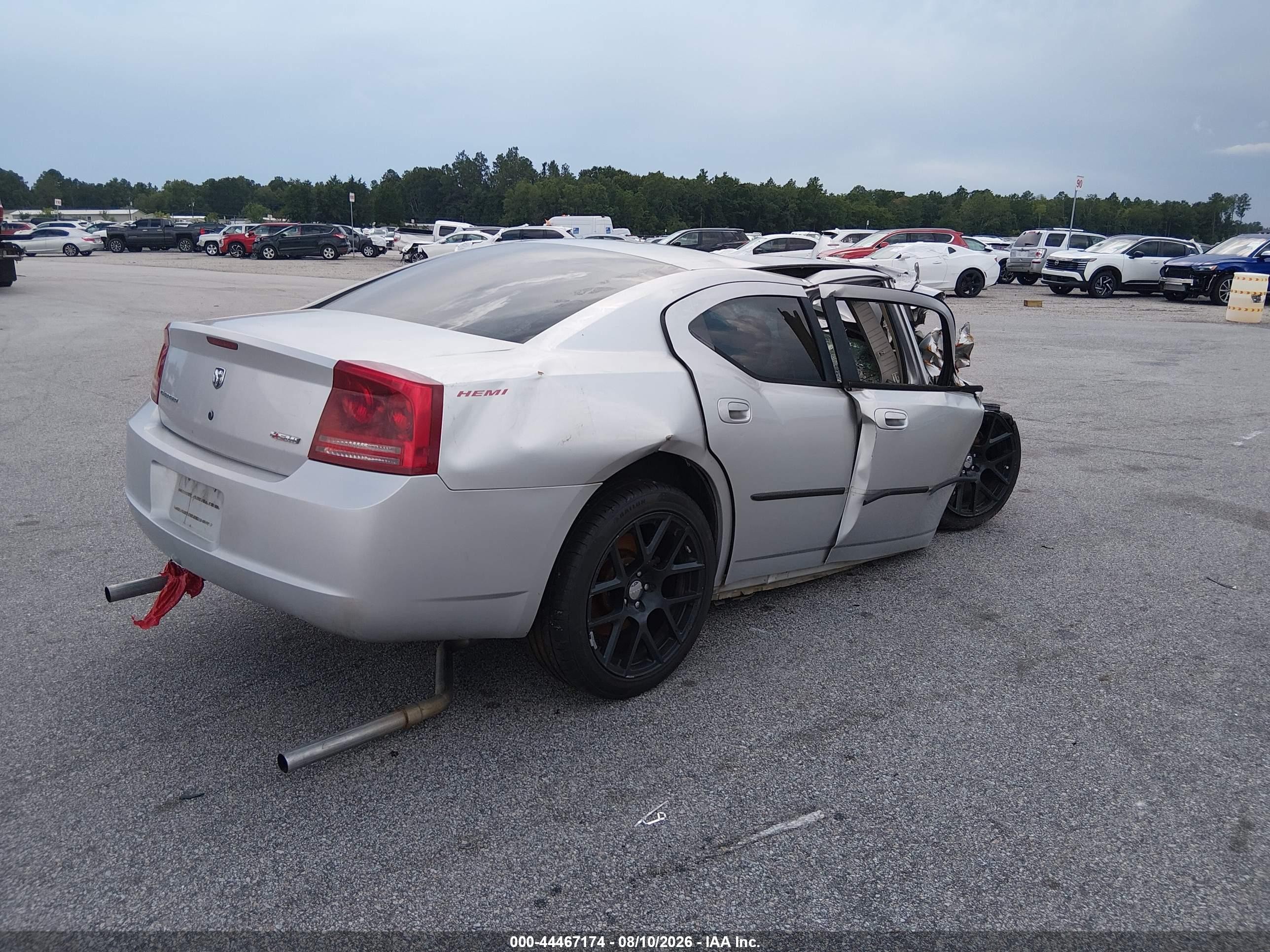 2007 Dodge Charger Silver vin: 2B3KA43H67H769981