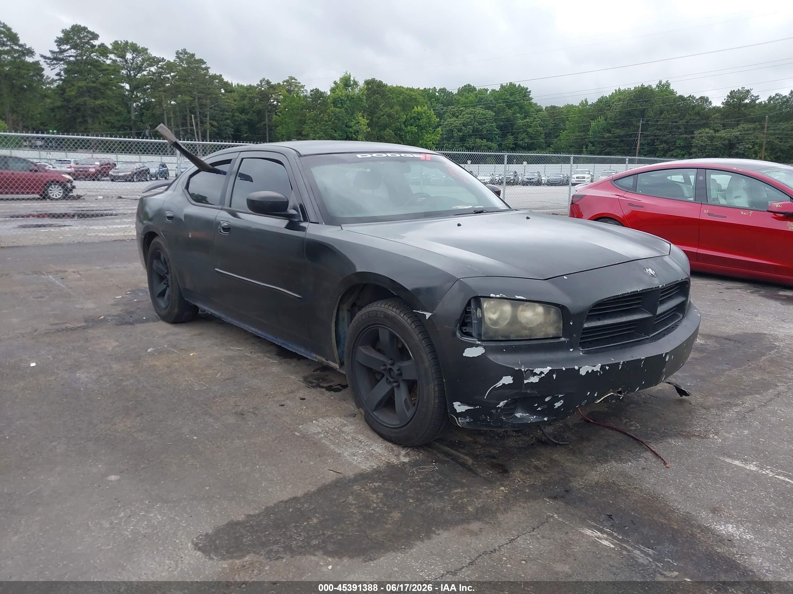 2008 Dodge Charger   Black vin: 2B3KA43H68H279252